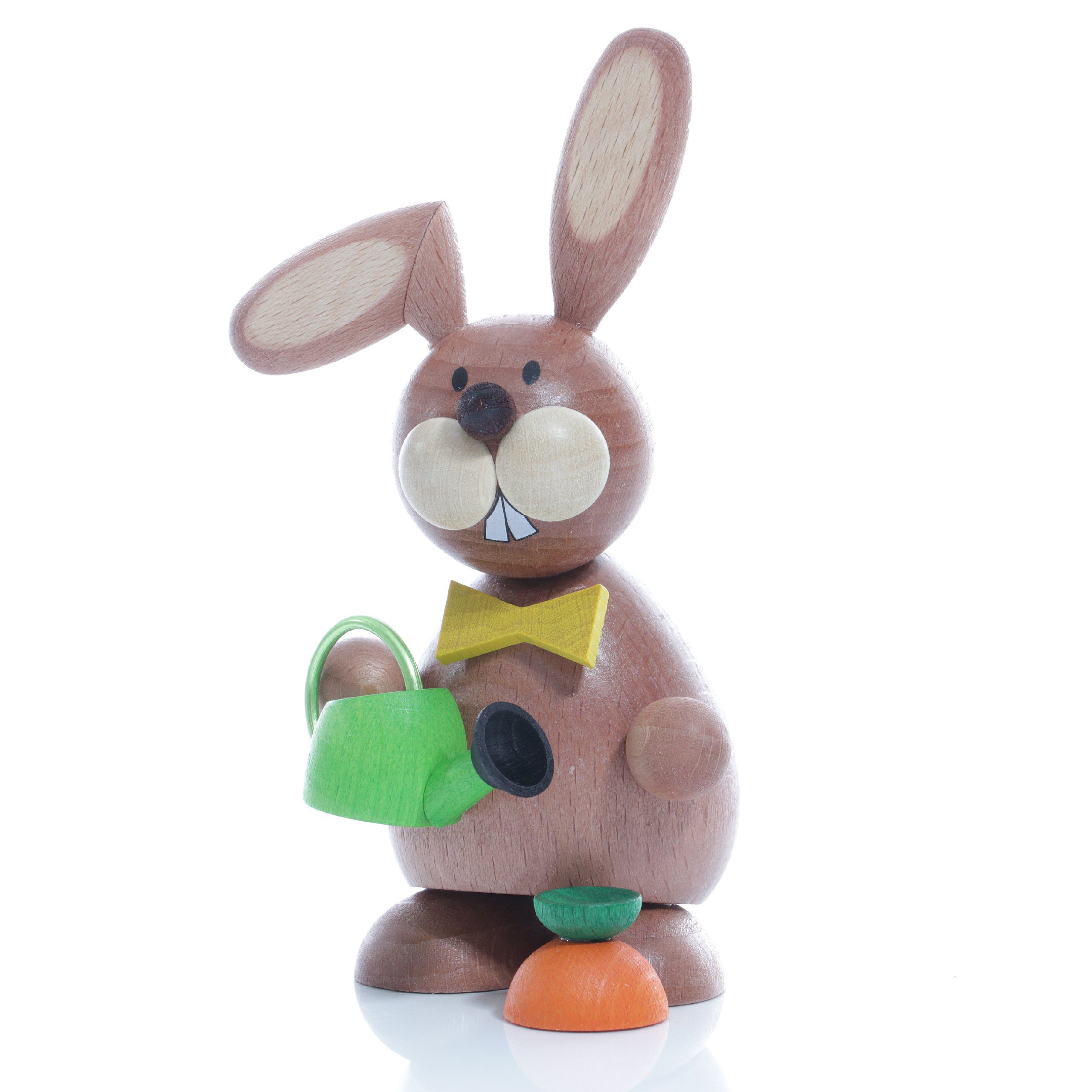 Ullrich Kunsthandwerk Osterhase Osterdekoration Osterhase mit Gießkanne Höhe 12cm NEU