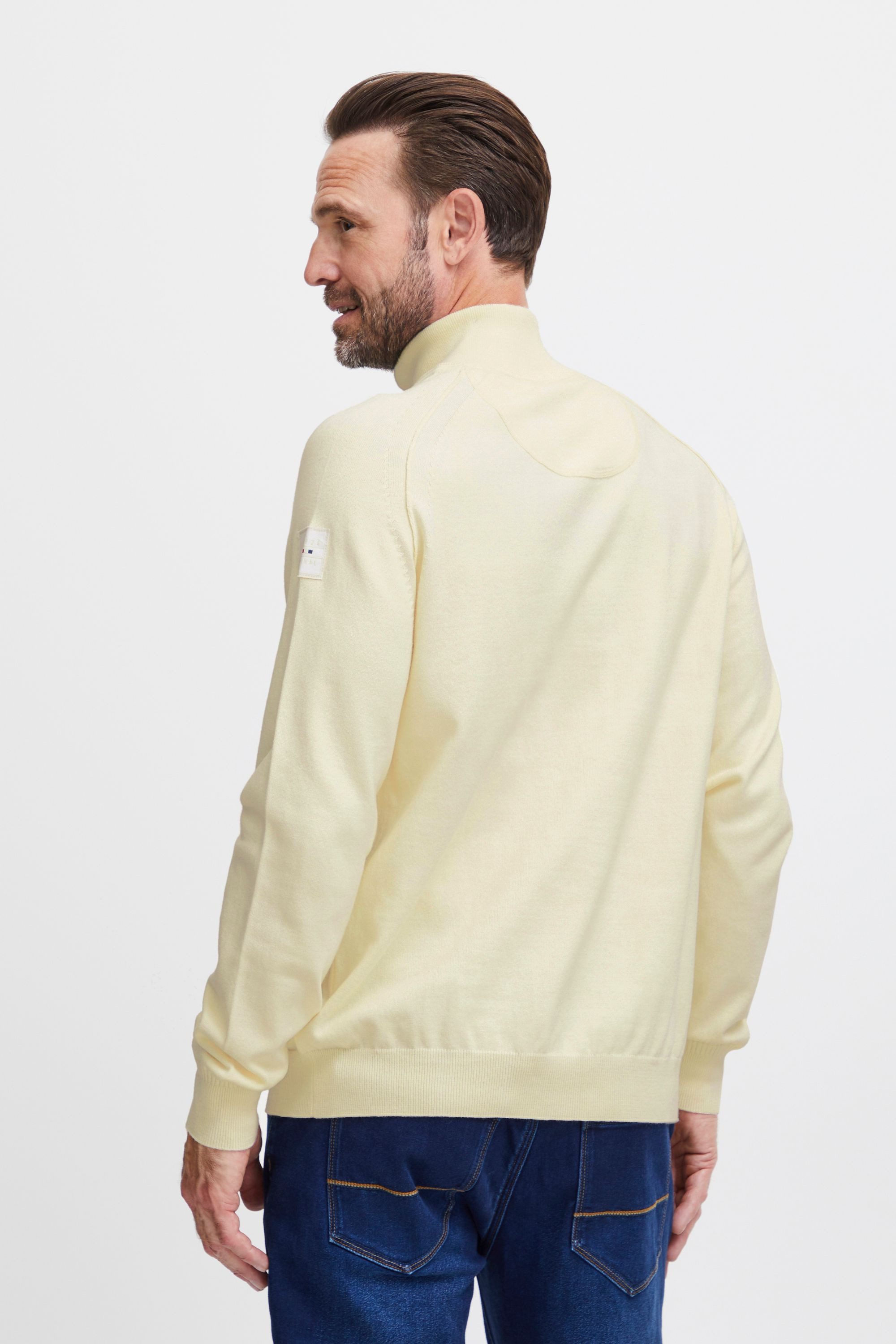 FQ1924 Troyer FQKyle Modischer Strickpullover mit Troyer-Kragen