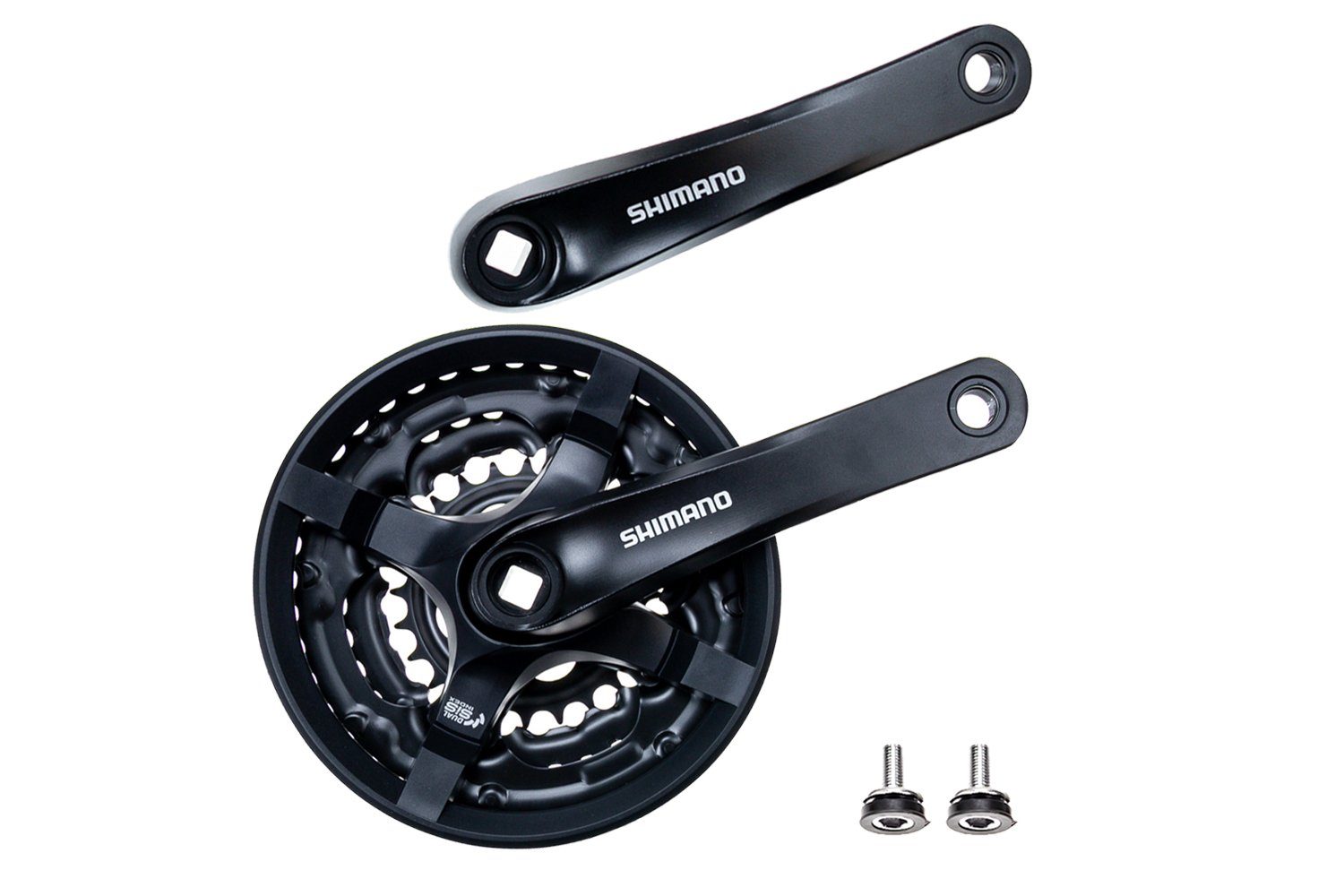 Shimano Fahrradkurbel SHIMANO Tourney Fahrrad Kurbel Garnitur FC-TY501