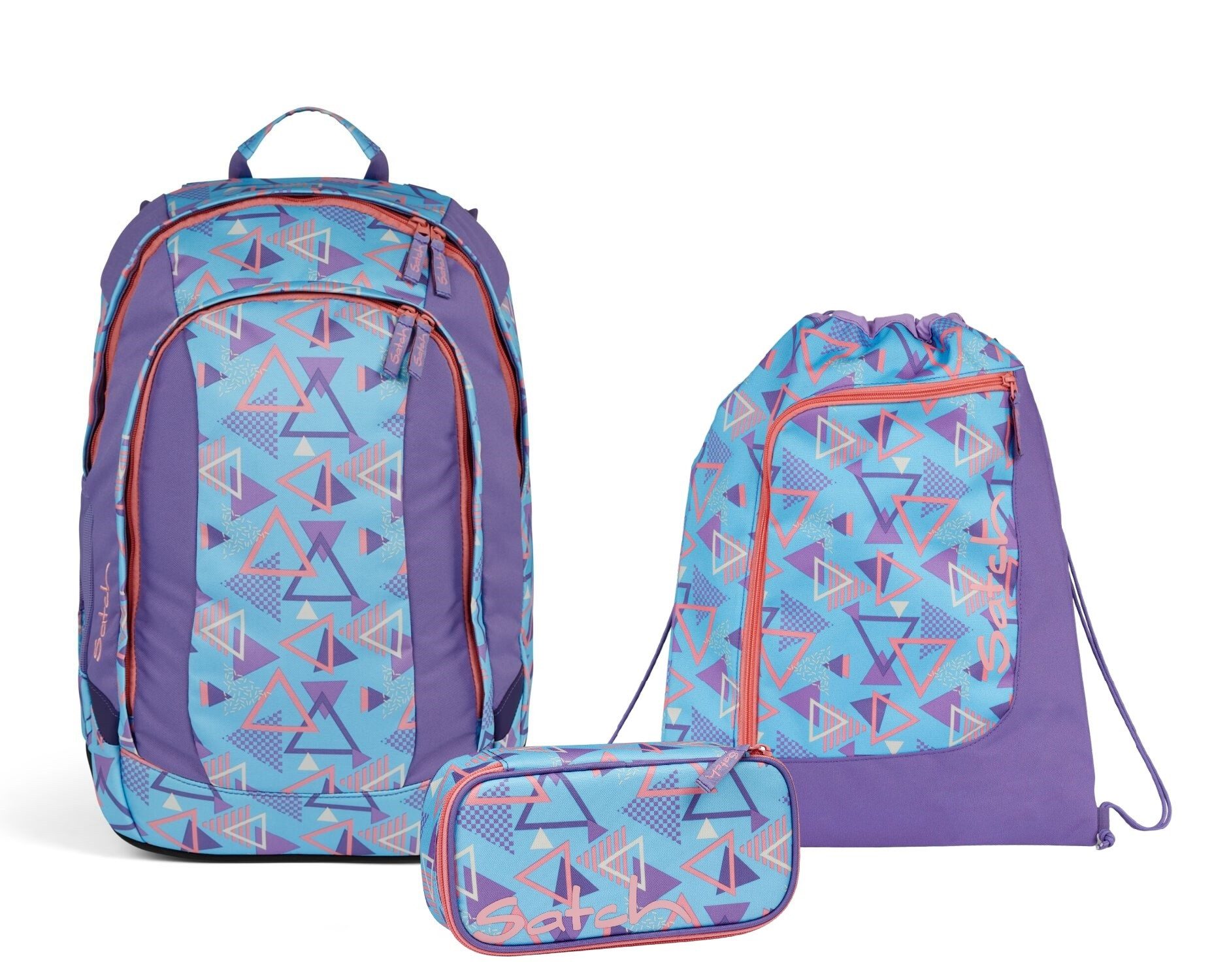 Schulranzen Schulrucksack-Set AIR 80s Dance 3-teilig, Kollektion 2024
