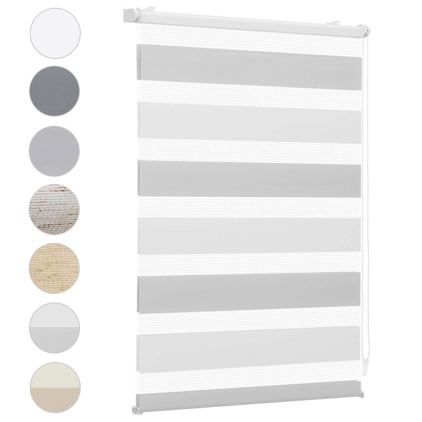 Doppelrollo Duo Rollo Klemmfix ohne Bohren für Fenster Rollos Jalousie Falt günstig online kaufen