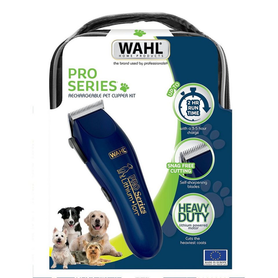 Wahl Hundeschermaschine Pro Series, mit Akku, Hebel zur bequemen  Schnittlängenverstellung