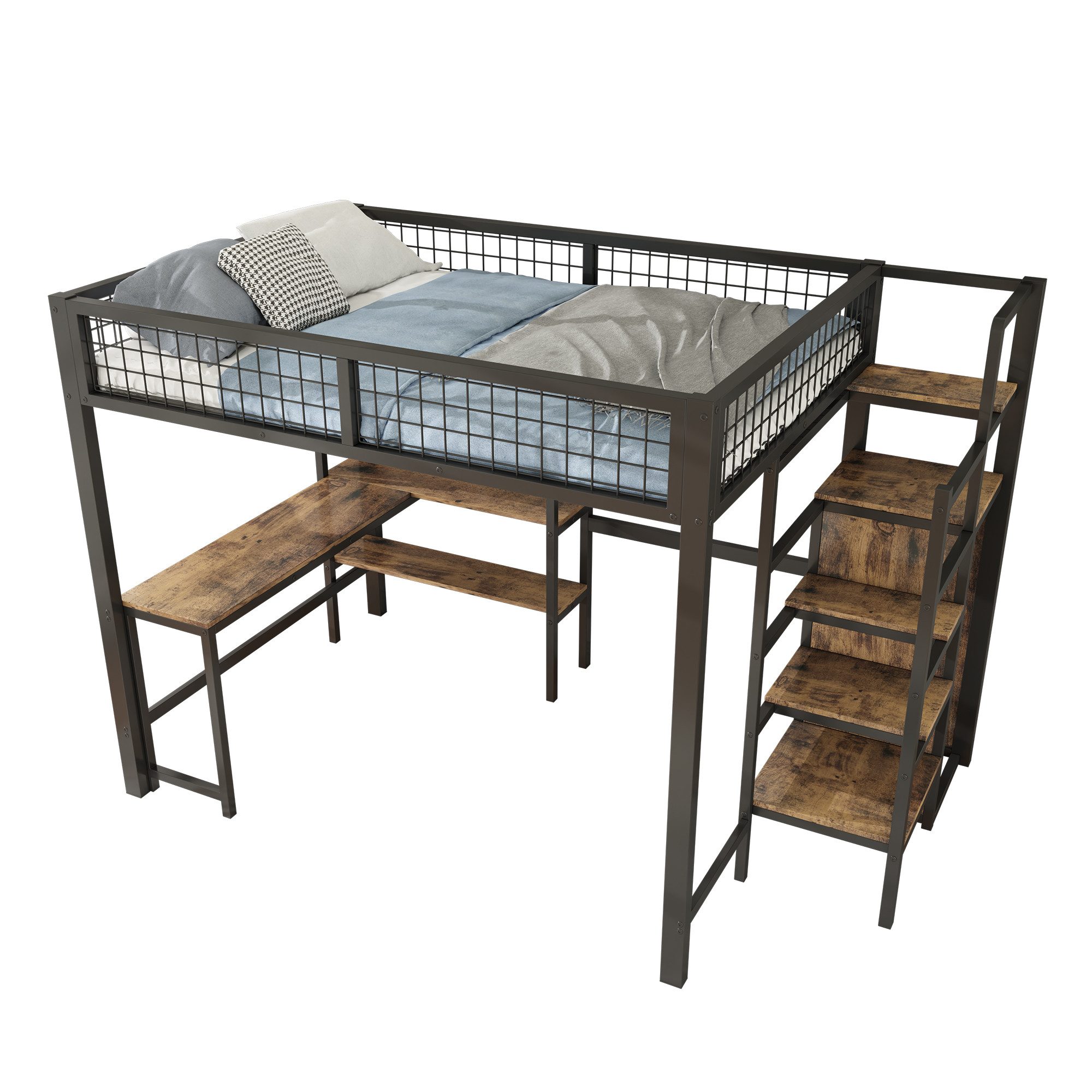 Flieks Hochbett Kinderbett Etagenbett 140x200cm mit günstig online kaufen