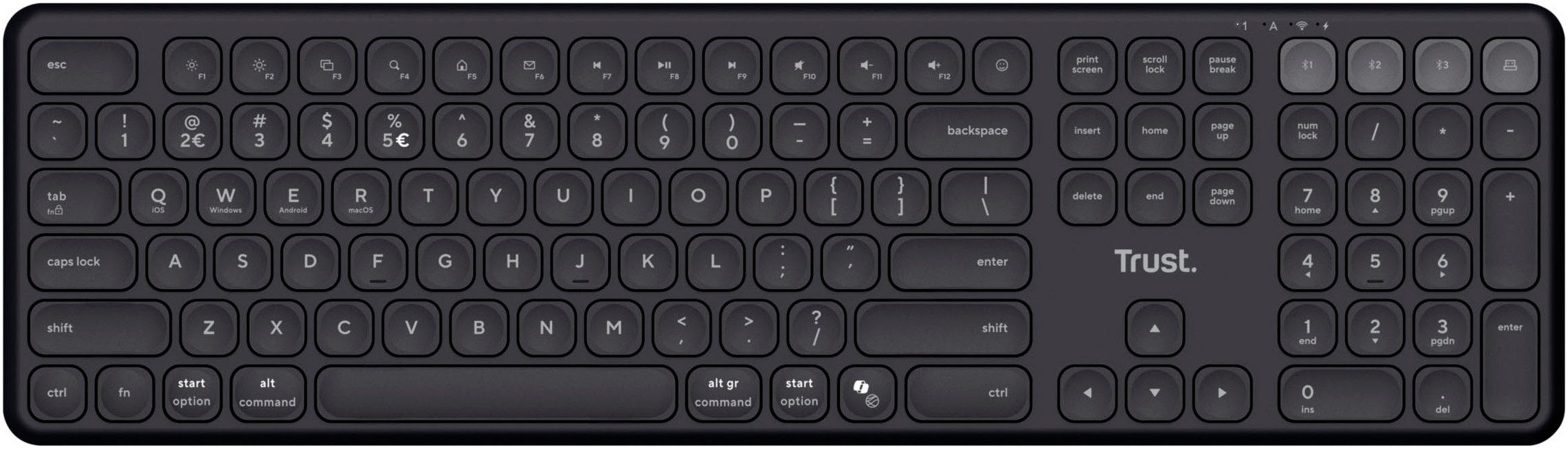 Vaiya Wireless-Tastatur