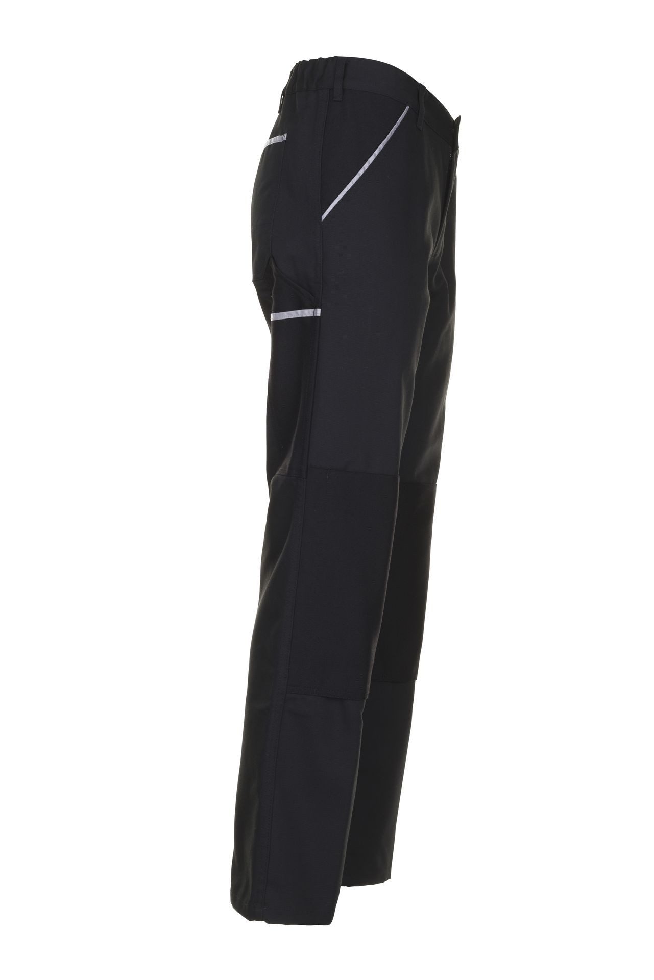 Planam Arbeitshose PLANAM Herren Bundhose CANVAS-320 Reflex CORDURA® Schwarz – Bild 2 von 4