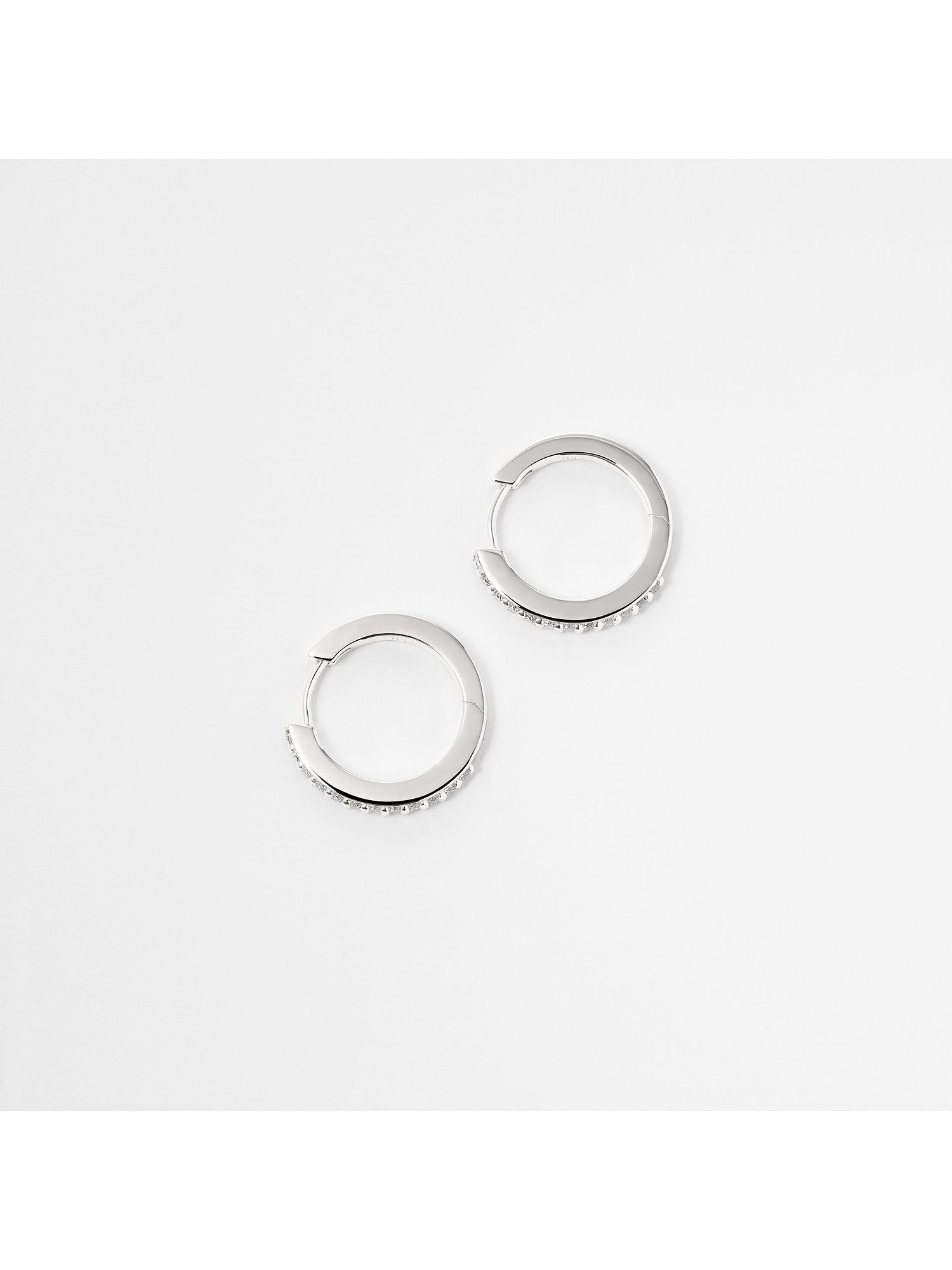 Esprit Paar Creolen ESPRIT Damen-Creolen 925er Silber 24 Zirkonia (Paar), G günstig online kaufen