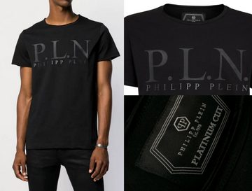 PHILIPP PLEIN T-Shirt Philipp Plein Mens Platinium Cut Shirt Round Neck P.L.N. T-Shirt Shirt