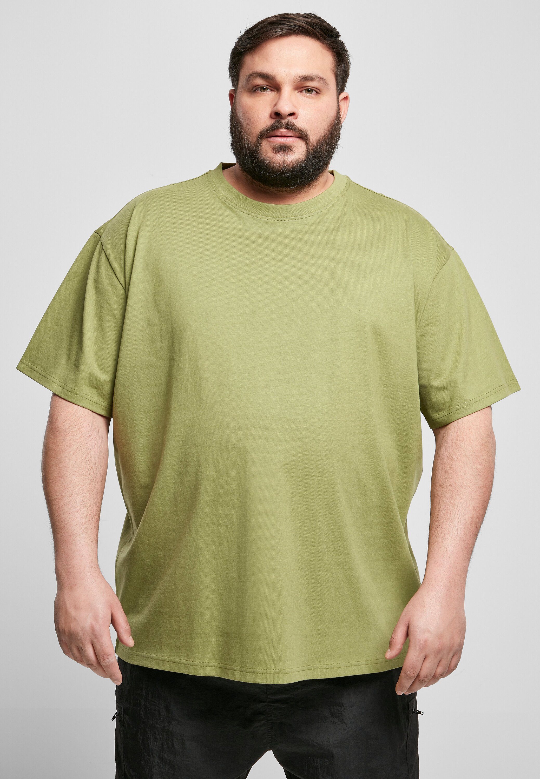 URBAN CLASSICS Heavy (1-tlg) T-Shirt Oversized Herren newolive Tee
