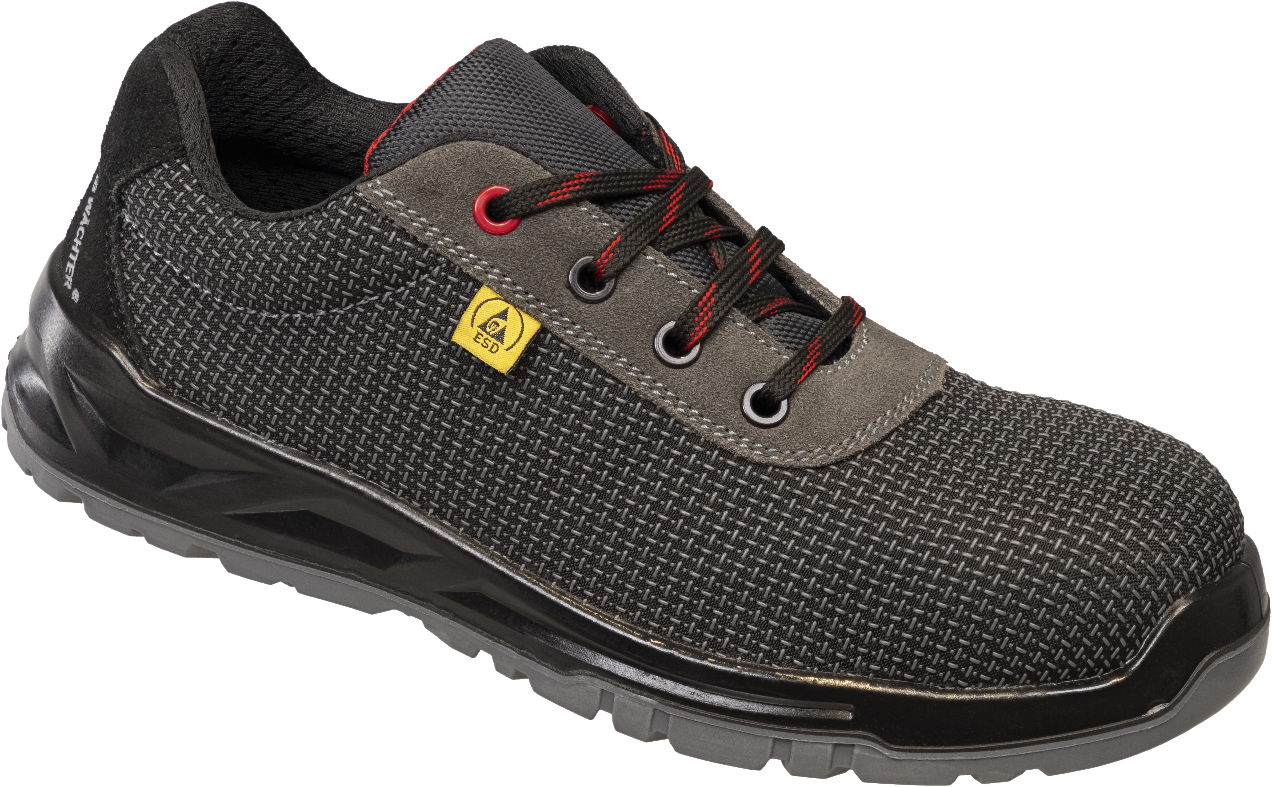 Leibwächter S3 Arbeitsschuhe Trojan flach ESD Sicherheitsschuh Composite-Zehenschutzkappe, PU-Einlegesohle mit Shockabsorber