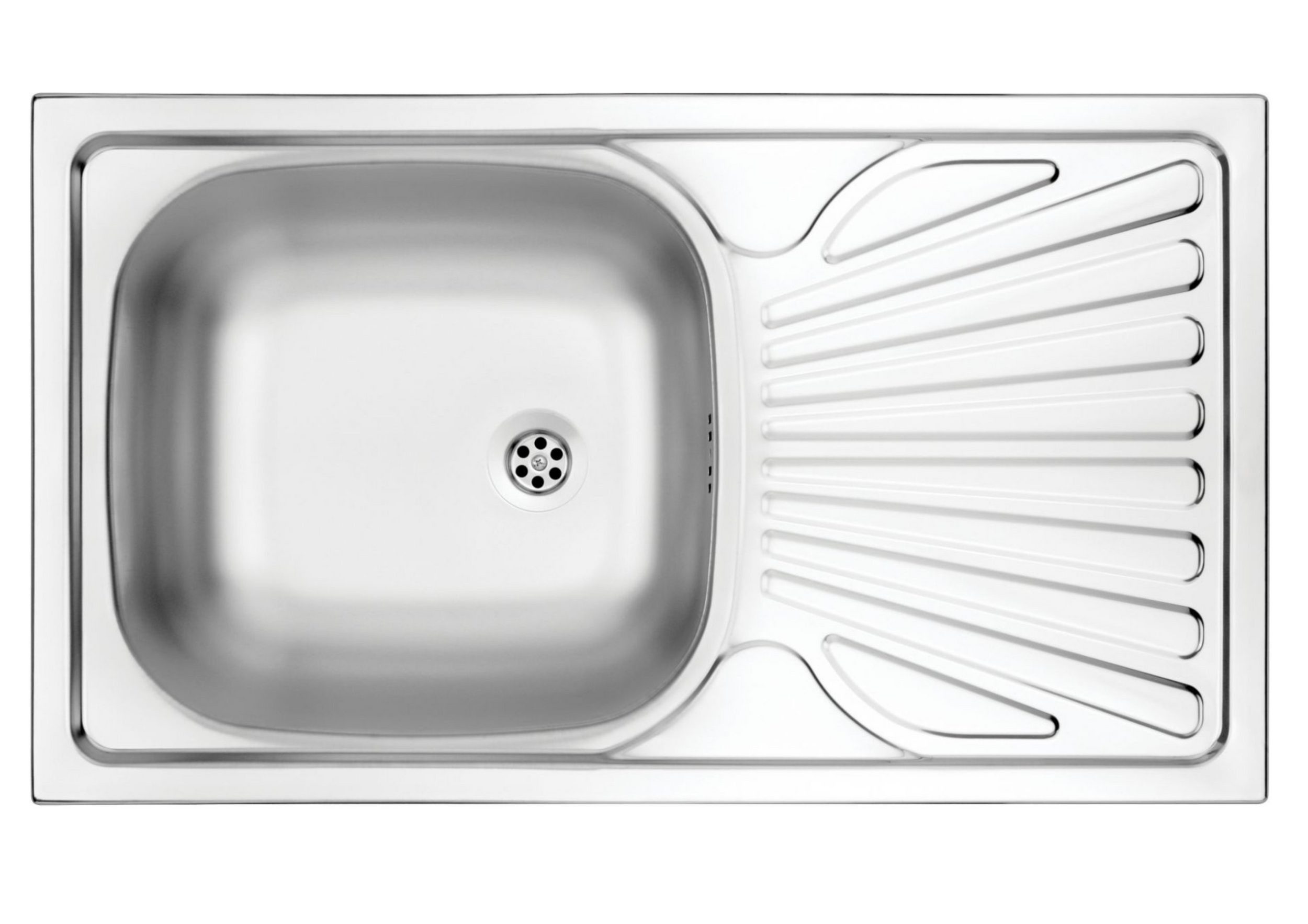 Faizee Home Edelstahlspüle Edelstahl Einbauspüle 76x44 günstig online kaufen