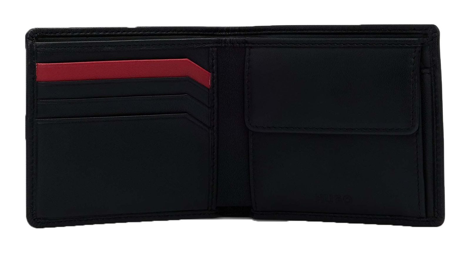 HUGO Geldbörse Wallet, aus echtem Schafsleder günstig online kaufen
