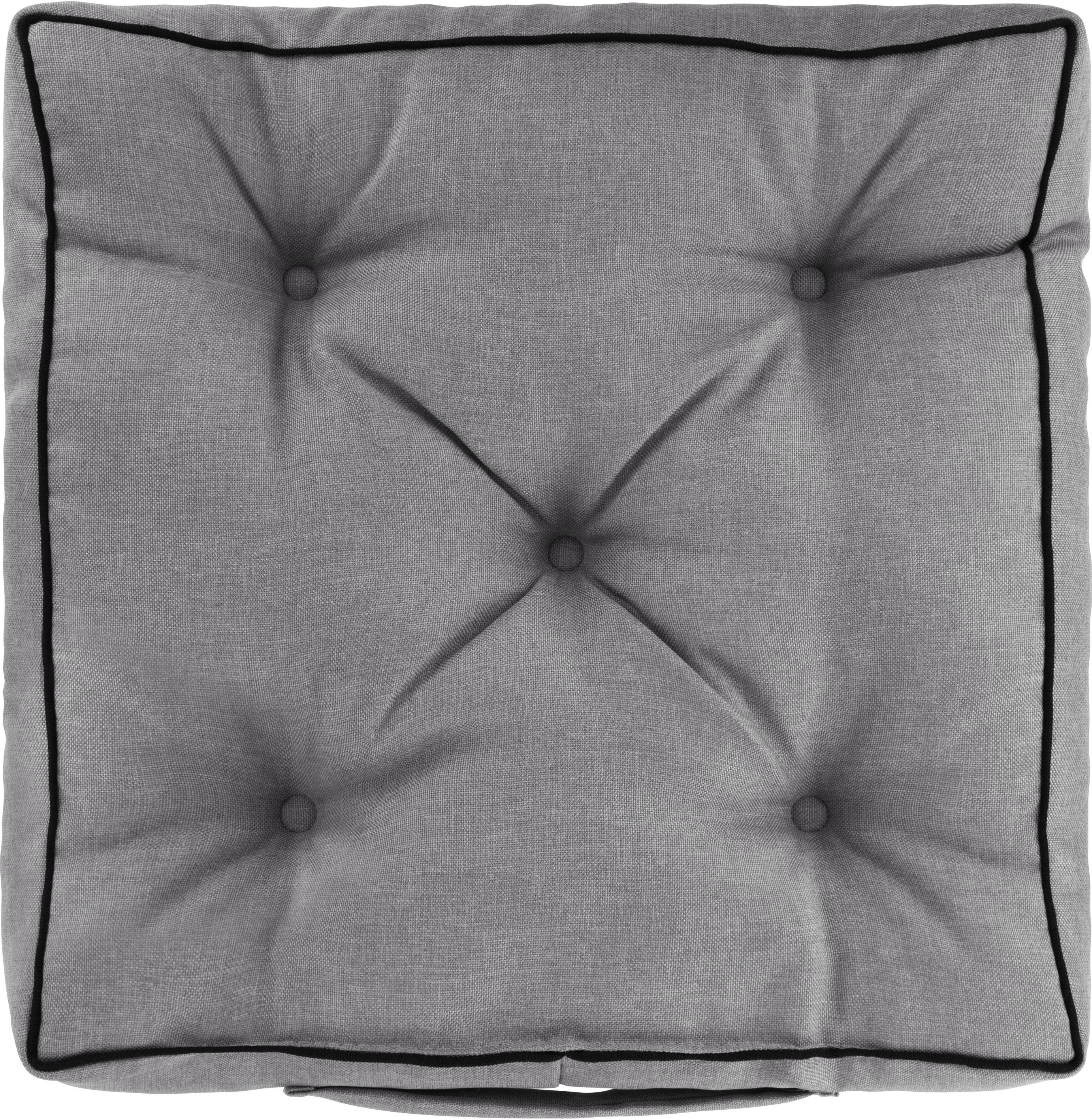 Aspero Sitzauflage 2 Stuhlkissen 45x45 cm Murcia, Gepolsterte Outdoor Auflage mit Steppung – Bild 3 von 5
