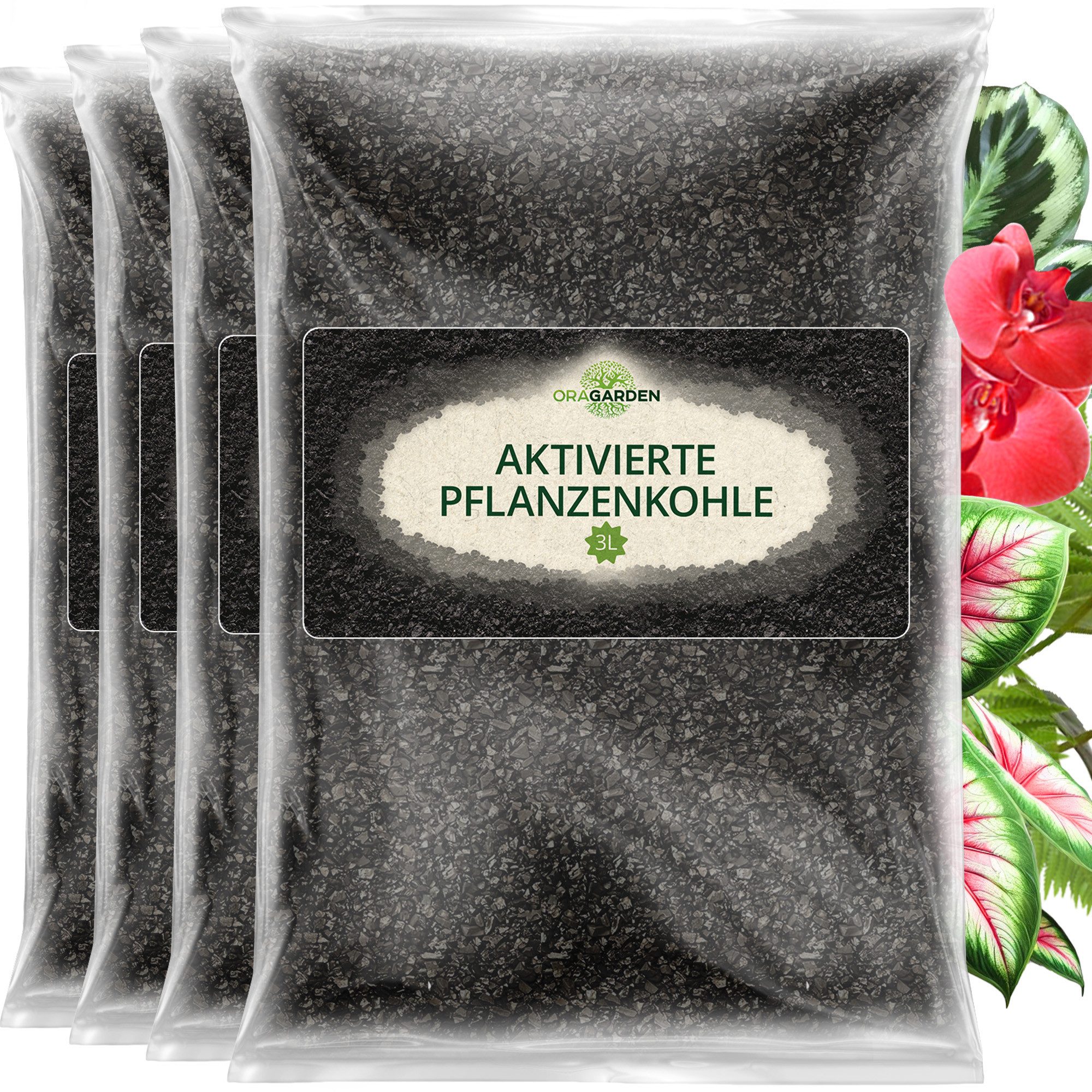 OraGarden Gartenbau-Substrat Aktivierte Pflanzenkohle, mit Bio-Wurmdünger, günstig online kaufen
