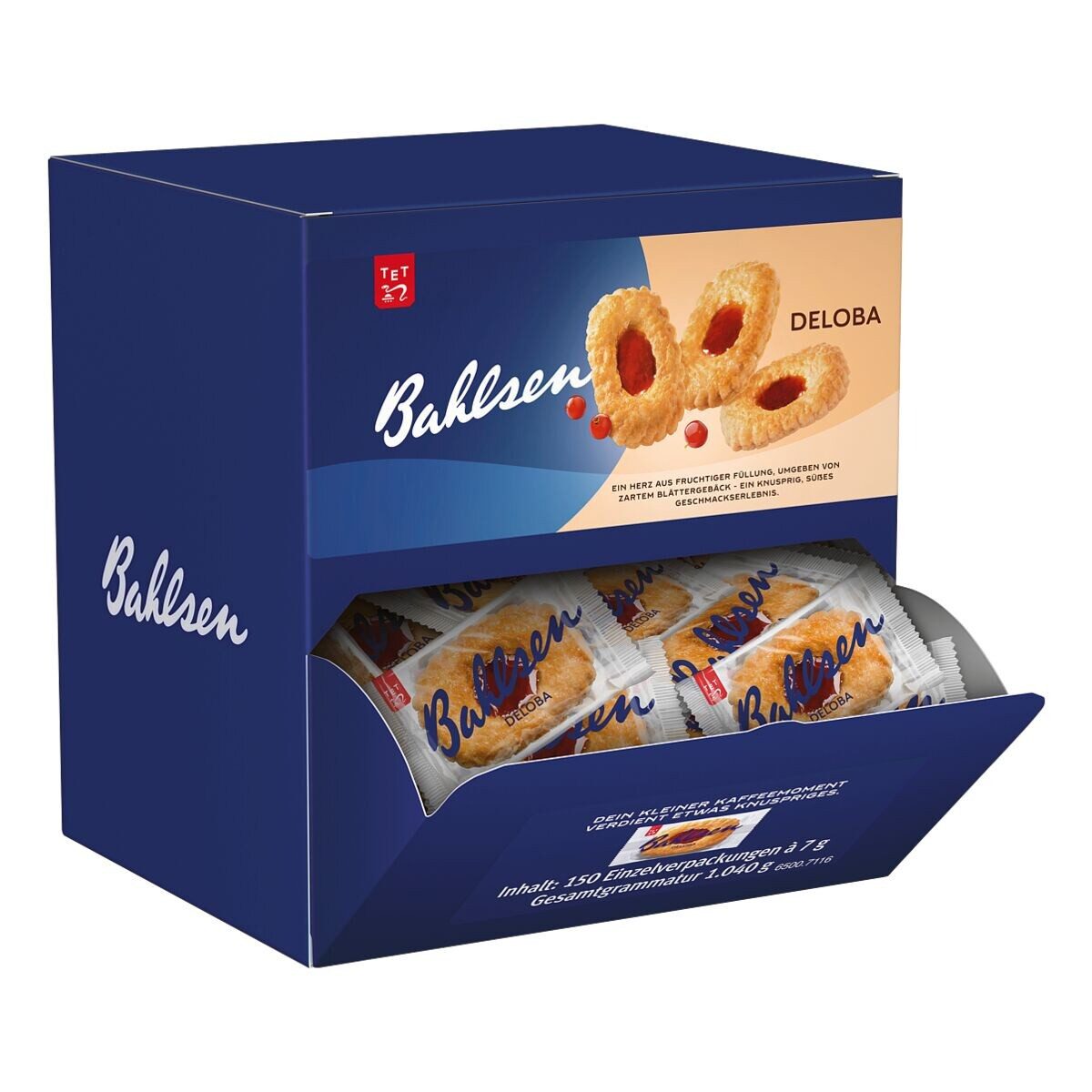 BAHLSEN Kekse Deloba, 150 Stück knuspriges Blätterteiggebäck