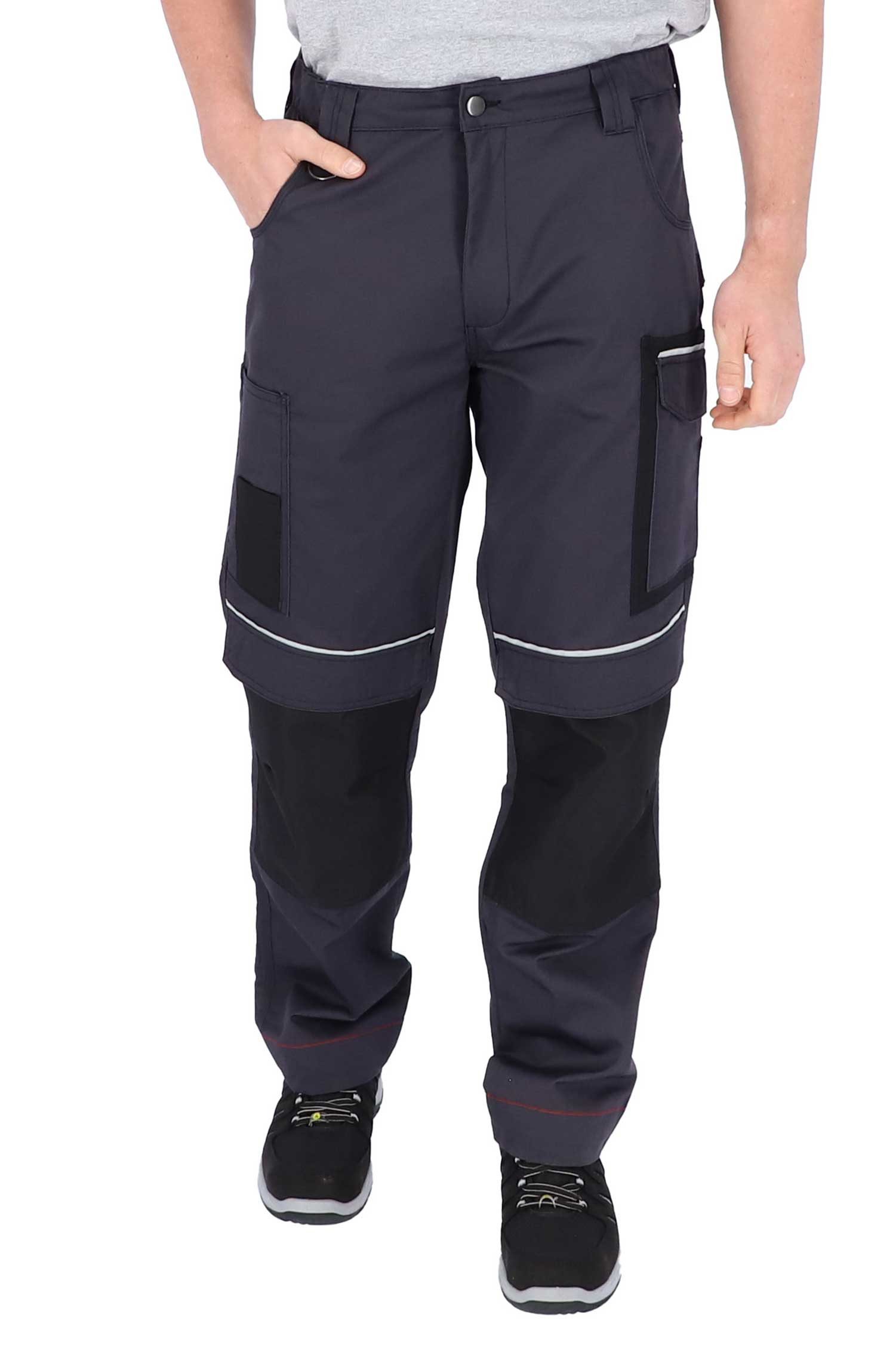 ELIWORX Arbeitshose Männer mit Stretch Einsatz - Bequeme Passform - Robustes Material Arbeitshose Herren ideal für Handwerk Heimwerk und Baugewerbe