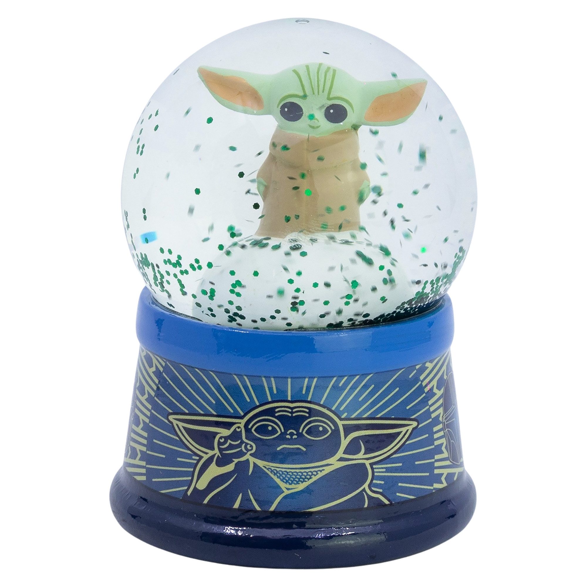 Star Wars Dekokugel Star Wars Mandalorian Baby Yoda mini Glaskugel Schneekugel 9 x 7 cm