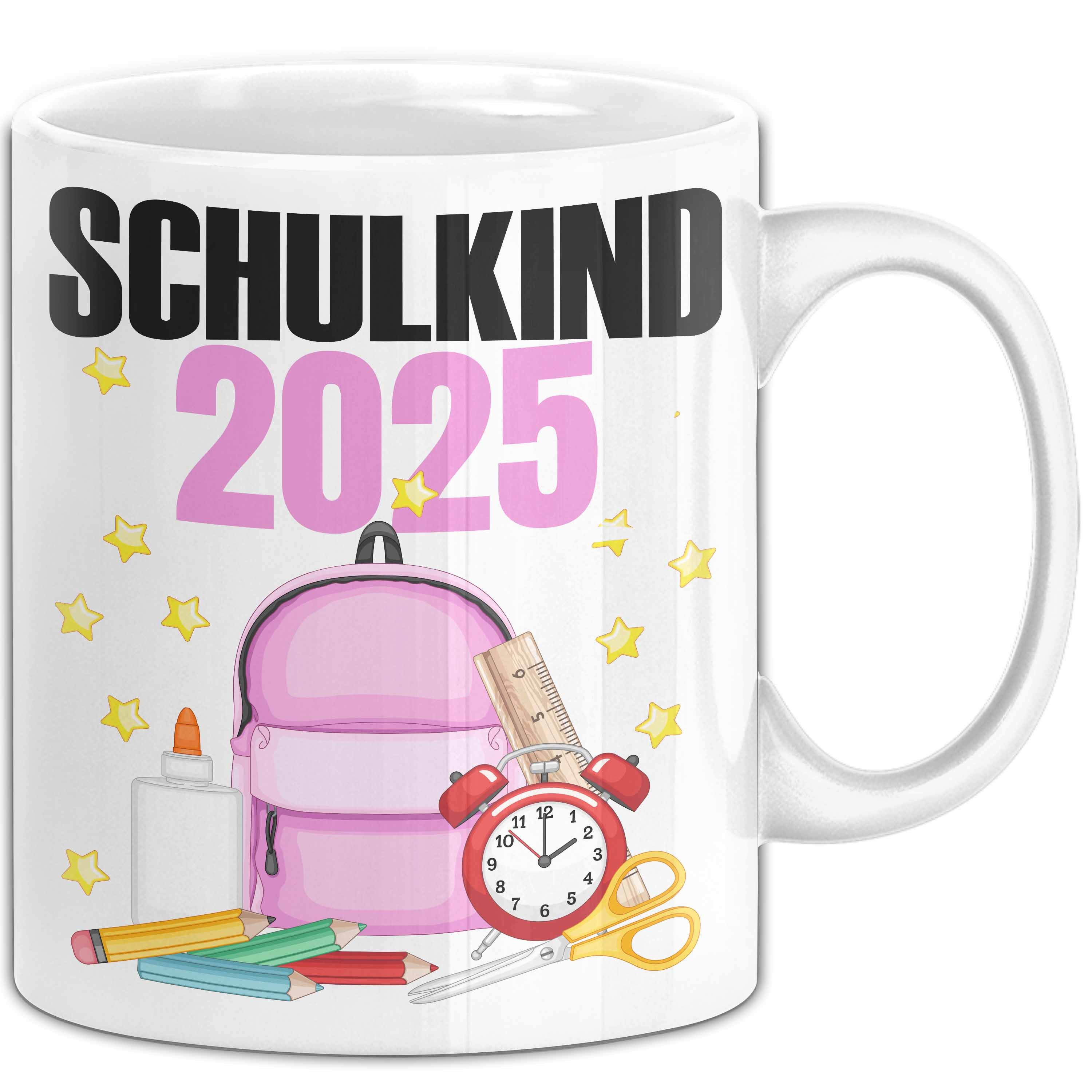 Trendation Tasse Trendation - Einschulung Mädchen Geschenk Schultüte Füllung Tasse