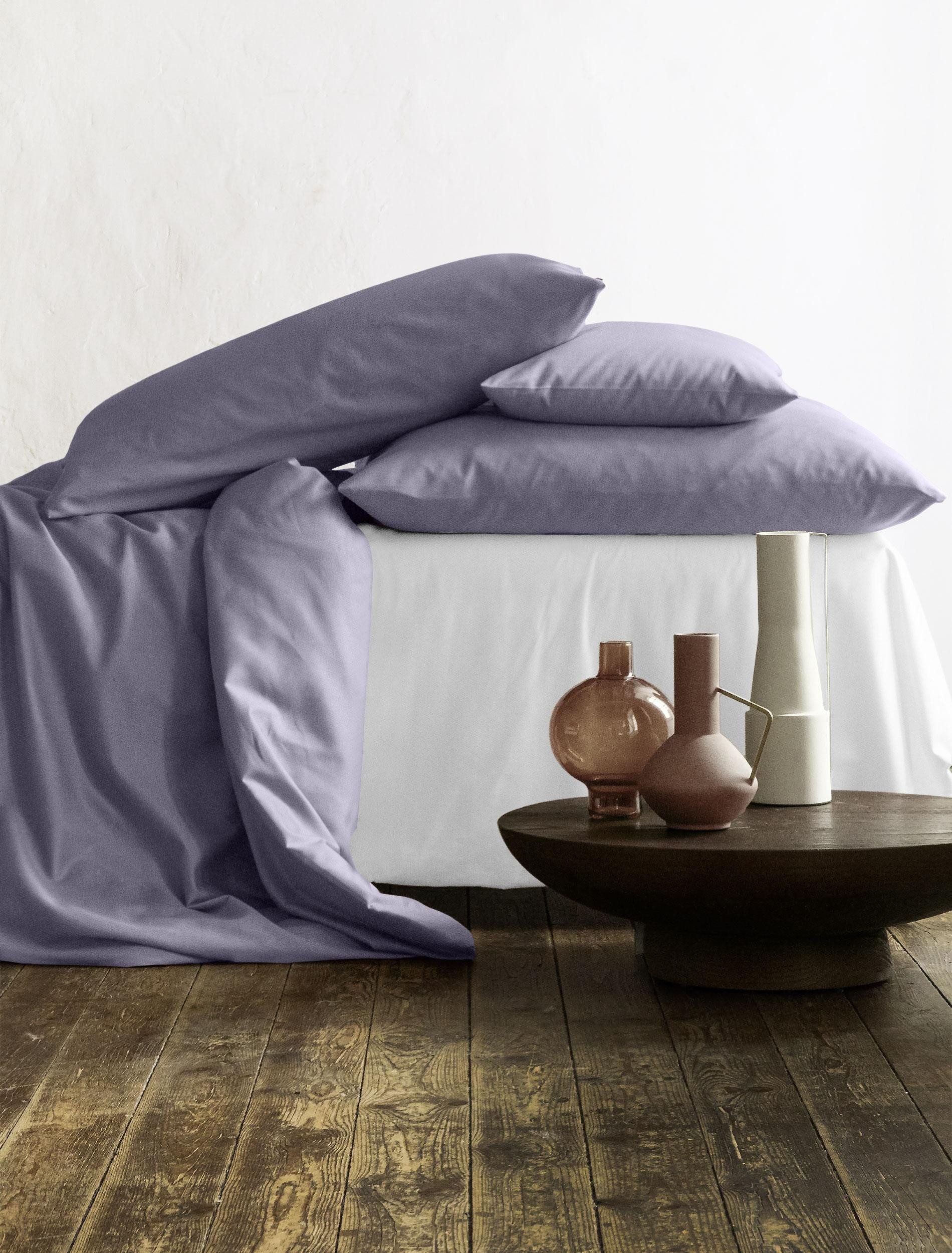 Irisette Bettwäsche Premium Satin Bettwäsche Paris, Mako-Satin, 2 teilig, hochwertige Uni Premium Bettwäsche mit Reißverschluss, 100% Baumwolle – Bild 4 von 5