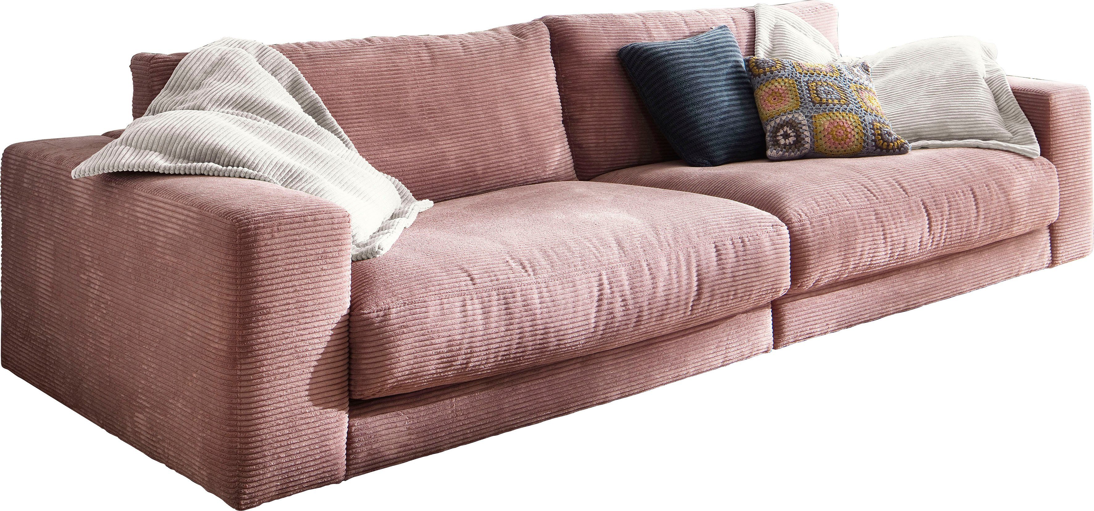 Home affaire Big-Sofa Enisa, bequeme, legere Polsterung B/T/H: 290/127/85 cm, Mega Sofa, Zeitloses und stylisches Loungemöbel, in Fein- und …