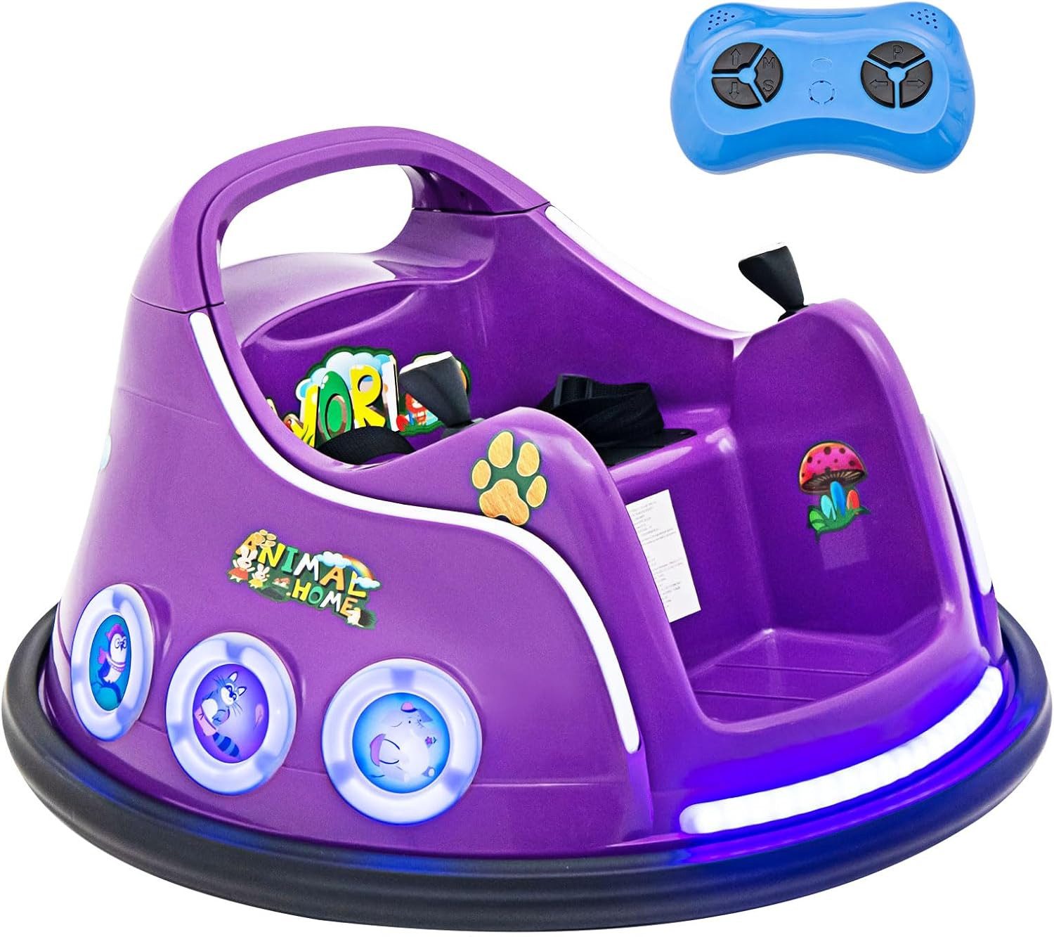 KOMFOTTEU Elektro-Kinderauto Autoscooter, blinkendem LED-Licht & günstig online kaufen