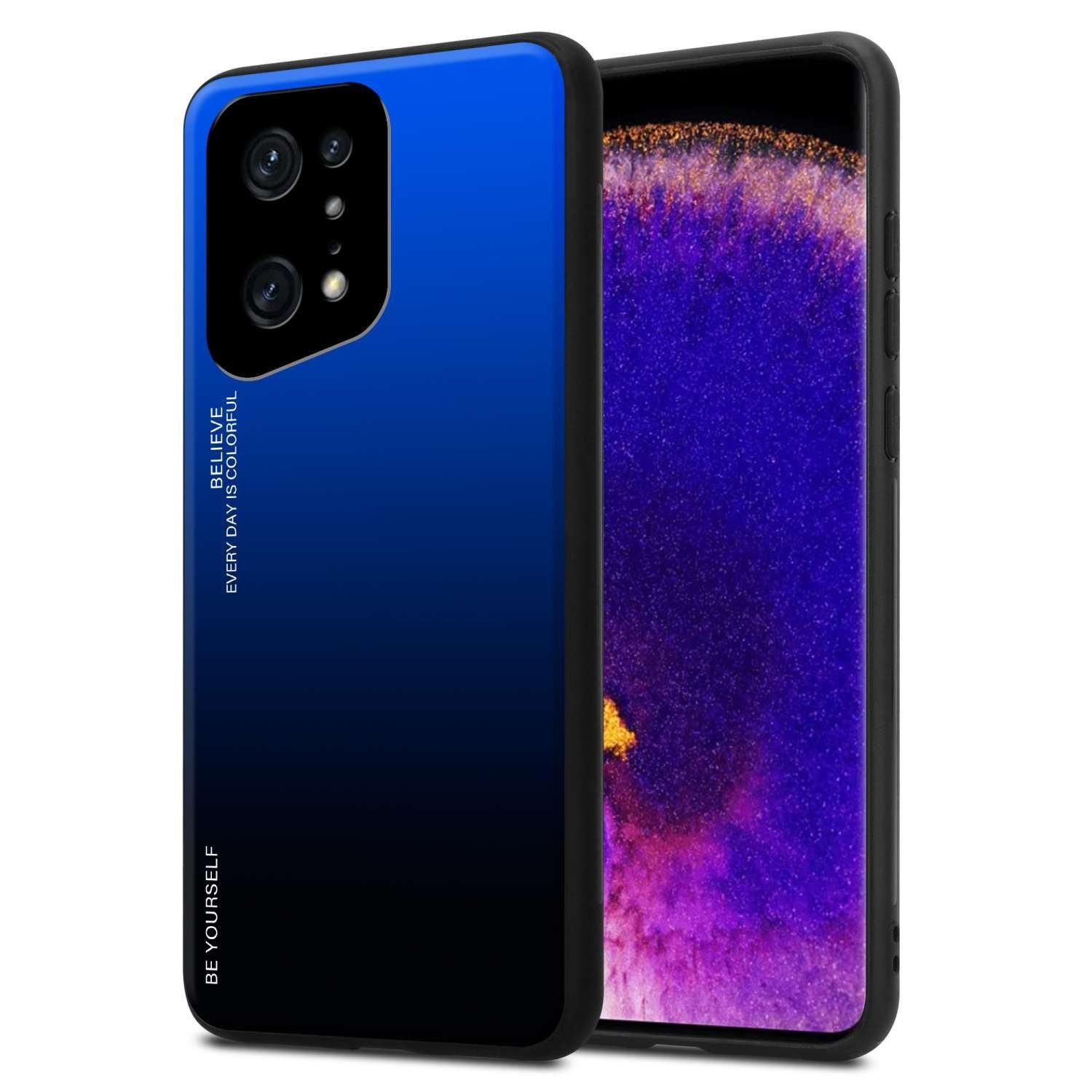 Cadorabo Handyhülle Oppo FIND X5 PRO Oppo FIND X5 PRO, Robustes Hard Case - Handy Schutzhülle - Hülle - Back Cover Bumper