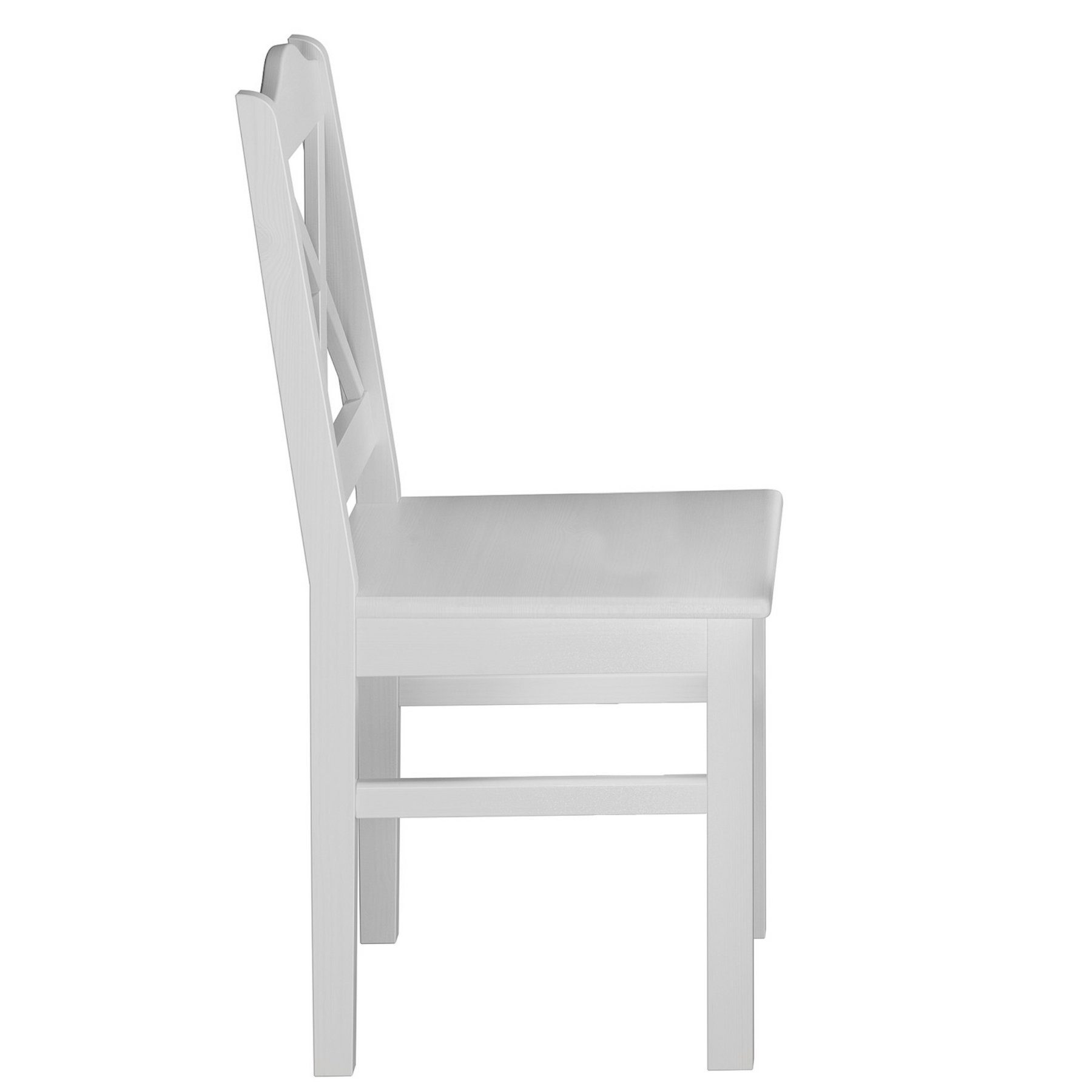 Tisch ERST-HOLZ Kiefer und Massivholz waschweiß Weiße 2 Stühle Essgruppe Essgruppe mit