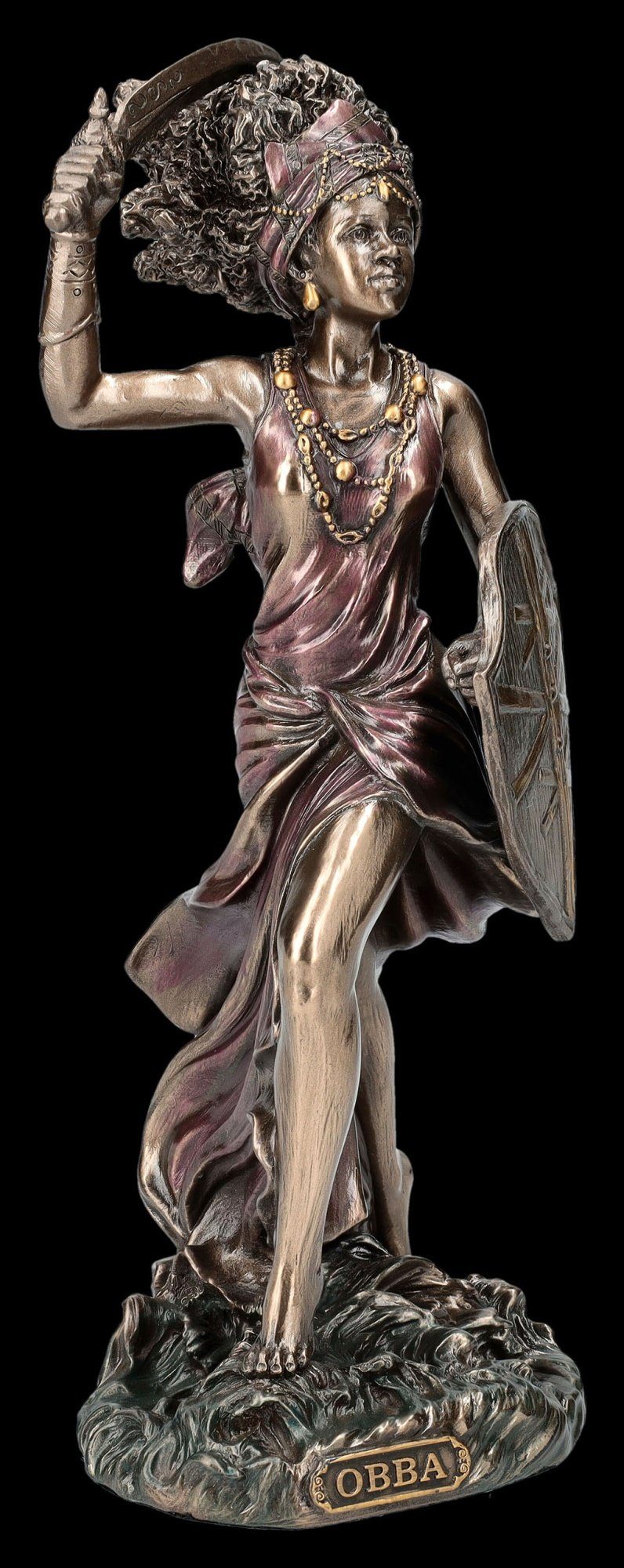 Figuren Shop GmbH Dekofigur Obba Figur - Yoruda Wassergöttin des Flusses Oba -Veronese - Dekofigur