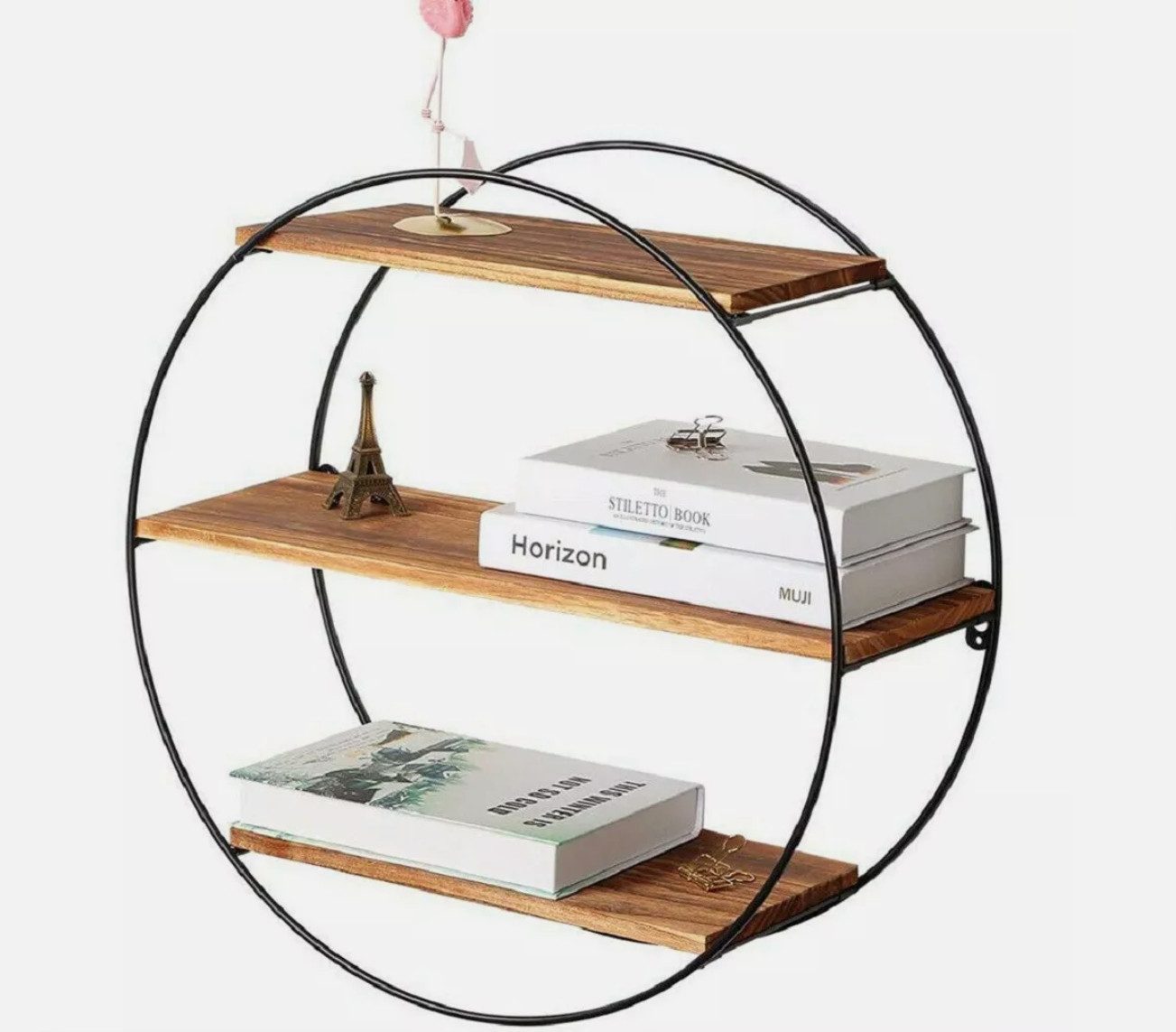 Holz Lichter Wandregal Wandregal, Bücherregal, Hängeregal, Schweberegal, Badregal, Wohnzimmer, Küche, Bad, platzsparend, stabil & dekorativ