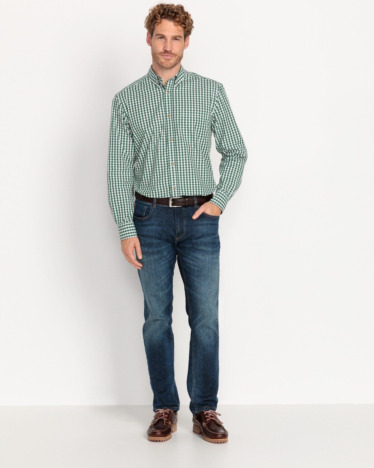 Luis Steindl Trachtenhemd Trachtenhemd, 2er-Pack