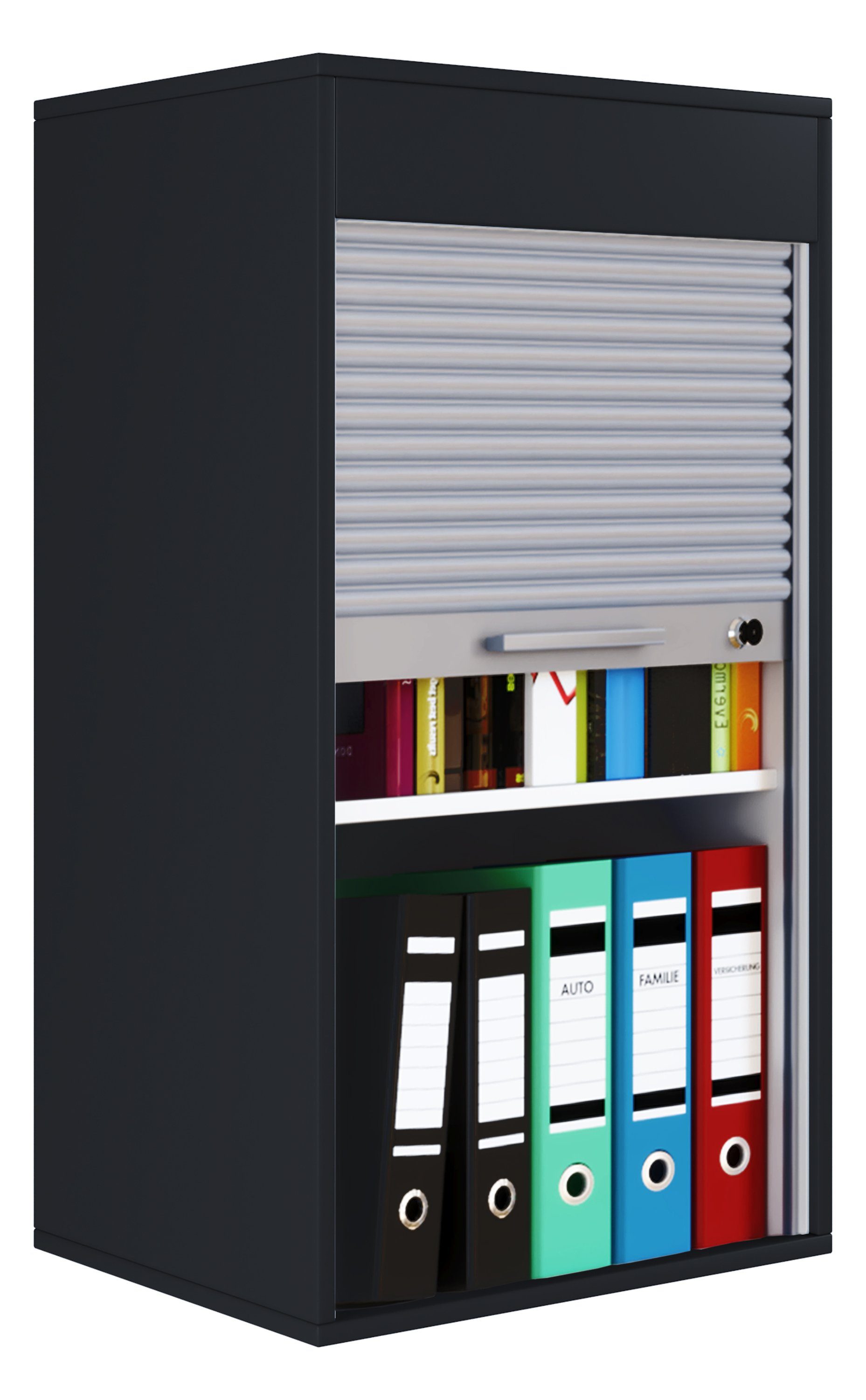 VCM Aktenschrank Holz Büroschrank Aktenschrank Rollladen Aktos L günstig online kaufen