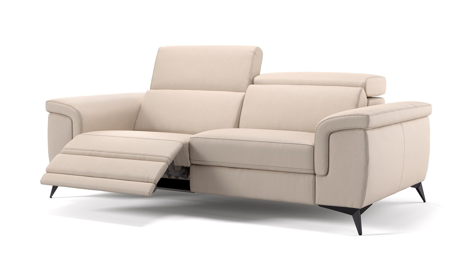 Sofanella 3-Sitzer Leder AMARO, Relaxcouch, Designersofa, Designer Sofa, 3er Couch, Sofagarnitur