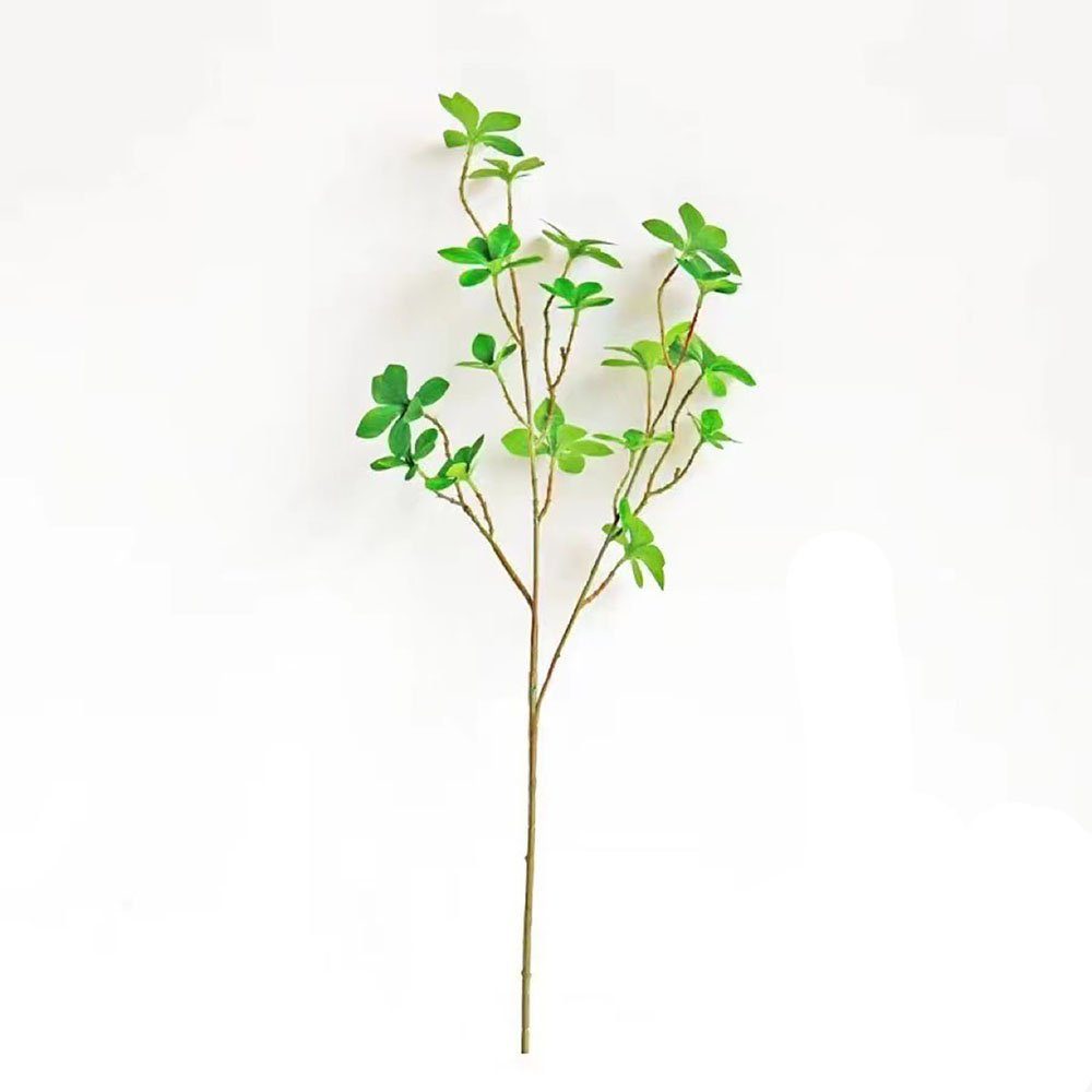 Kunstpflanze 3 Stück Künstliche Grün Stämme Ficus Zweige 0.65 m, CTGtree