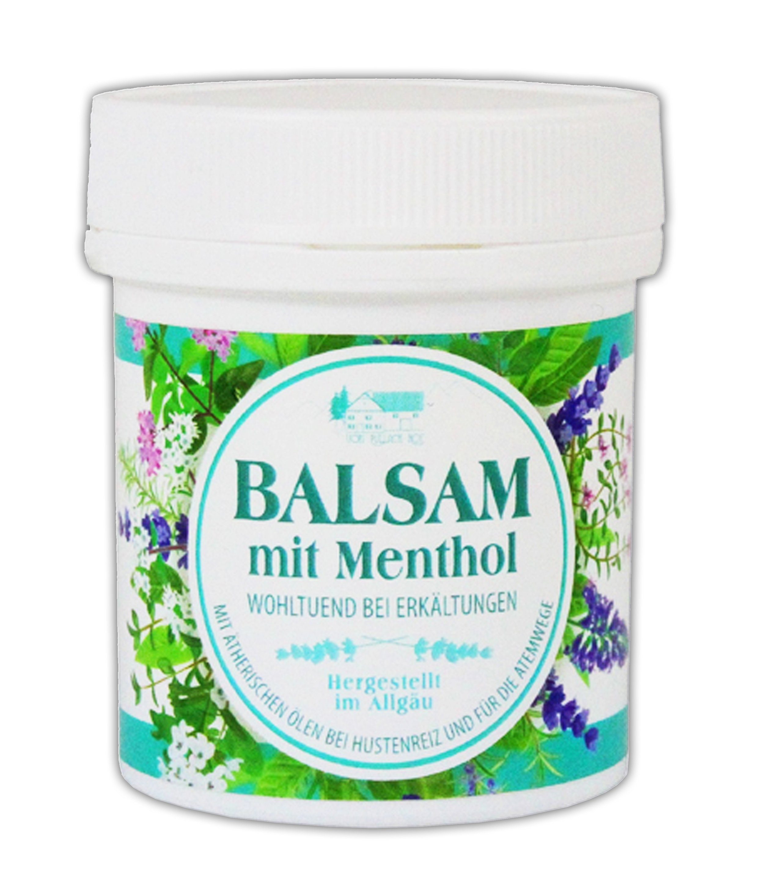 Körperbalsam BALSAM mit Menthol 125ml Mentholbalsam wohltuend bei Erkältung Creme Salbe 15