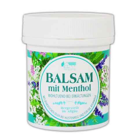 Körperbalsam BALSAM mit Menthol 125ml Mentholbalsam wohltuend bei Erkältung Creme Salbe 15