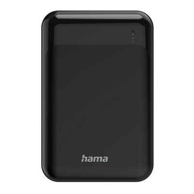 Hama Power Pack, 10000 mAh, 1x USB C, 2x USB A, Schwarz Powerbank 10000 mAh (3,7 V)
