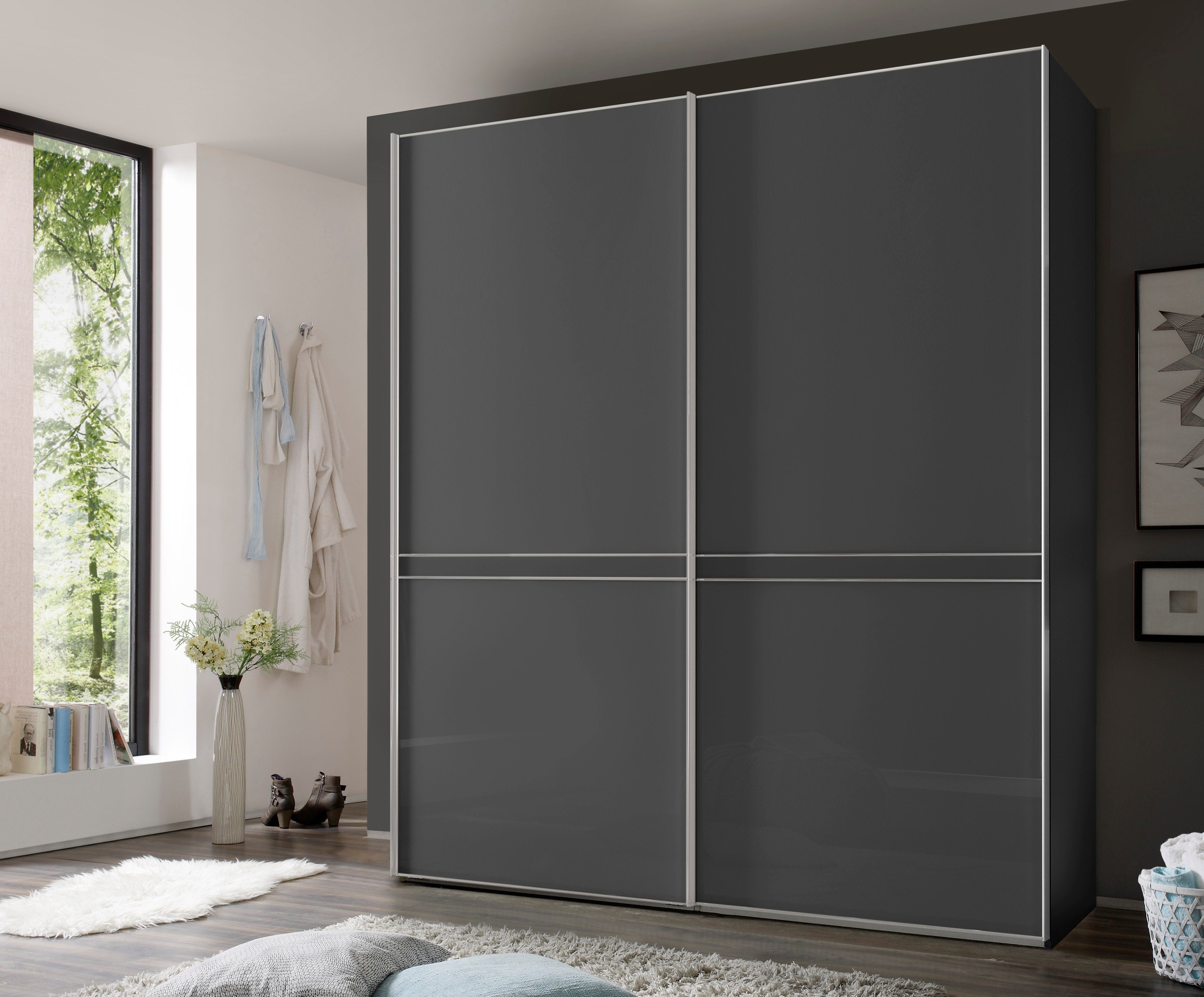STAUD Schwebetürenschrank Sonate Pesaro, Made in Germany Mit vier verschiedenen Ausstattungsvarianten
