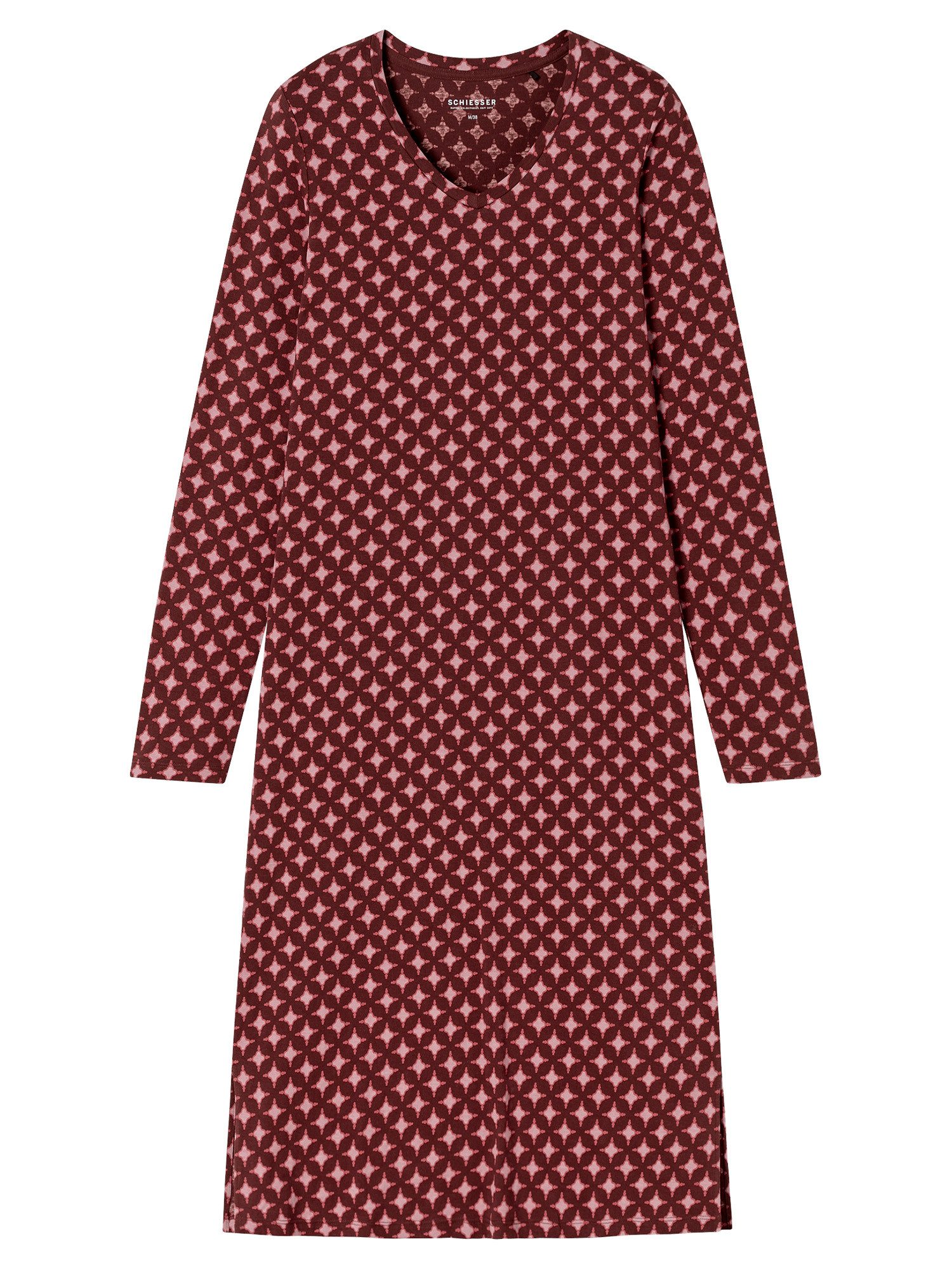 Schiesser Nachthemd Comfort Essentials Nacht-hemd schlafmode sleepwear günstig online kaufen