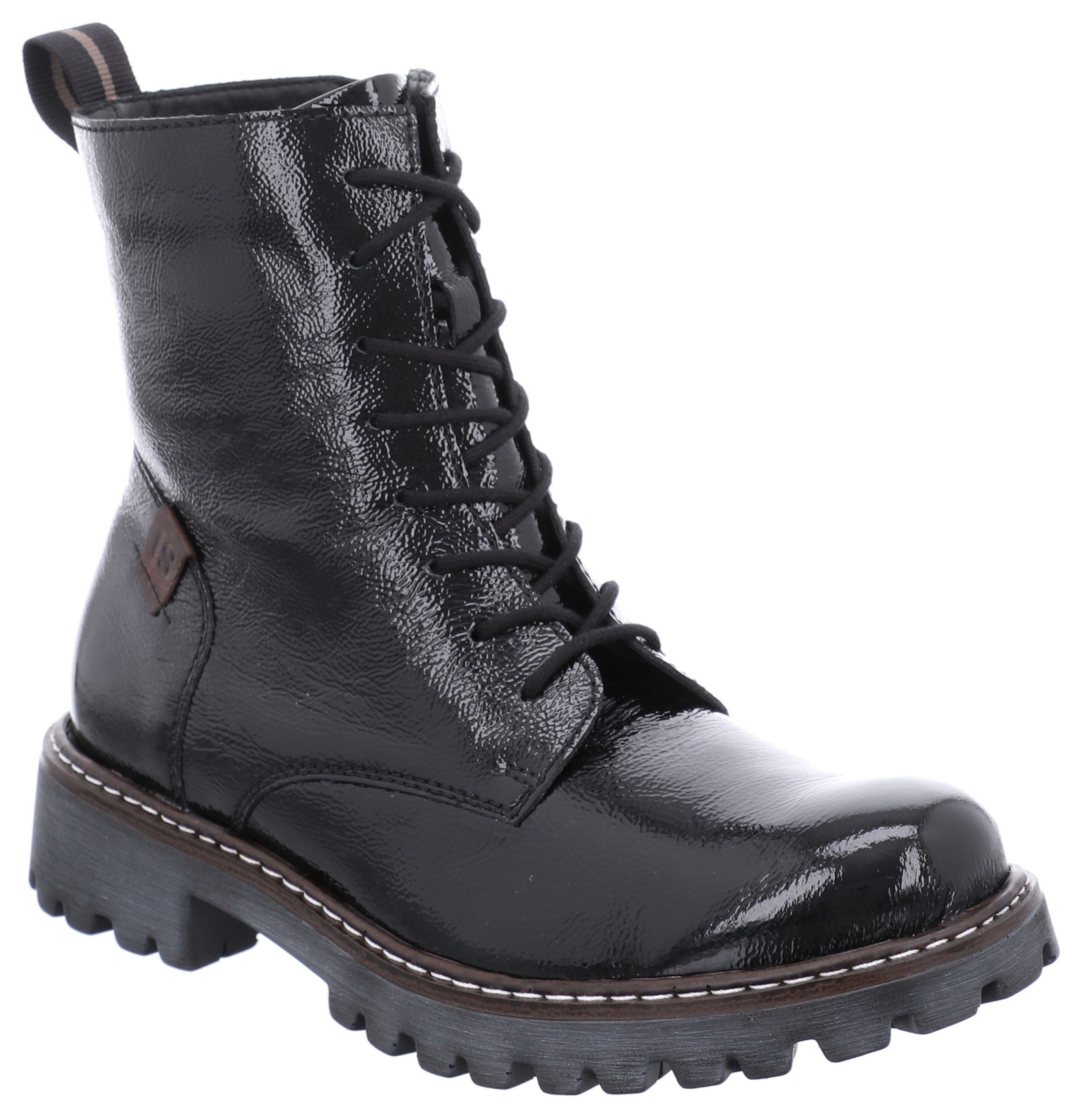 Josef Seibel Marta 02 Schnürboots mit Blockabsatz Schwarz (10202410)