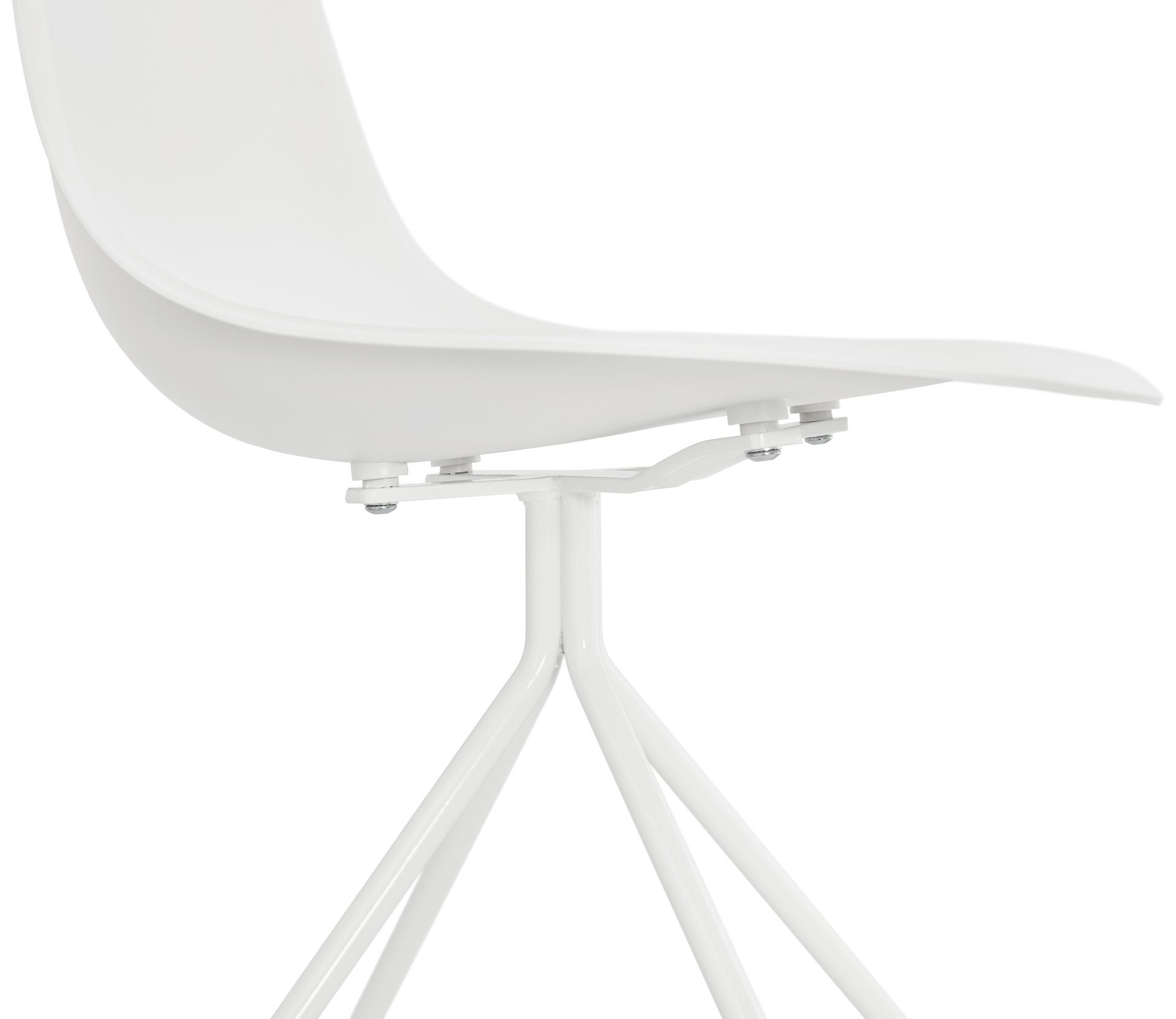 Weiß Esszimmerstuhl DORIS Design Reinweiß | Kokoon