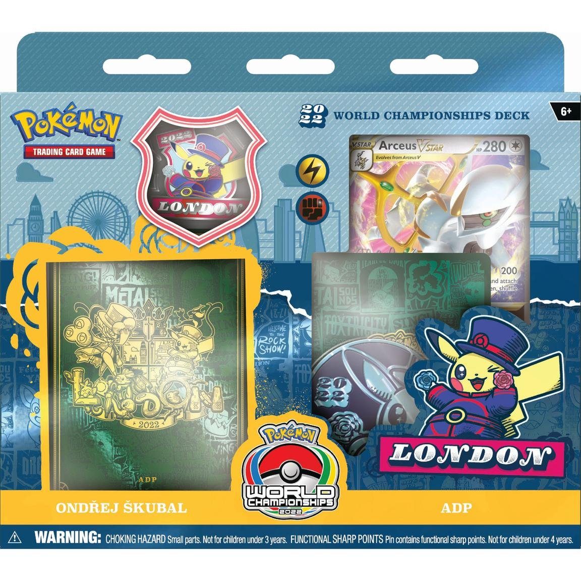 The Pokémon Company International Sammelkarte Pokemon 2022 World Championship Deck Ondrej Skubal Arceus-VSTAR Englis
