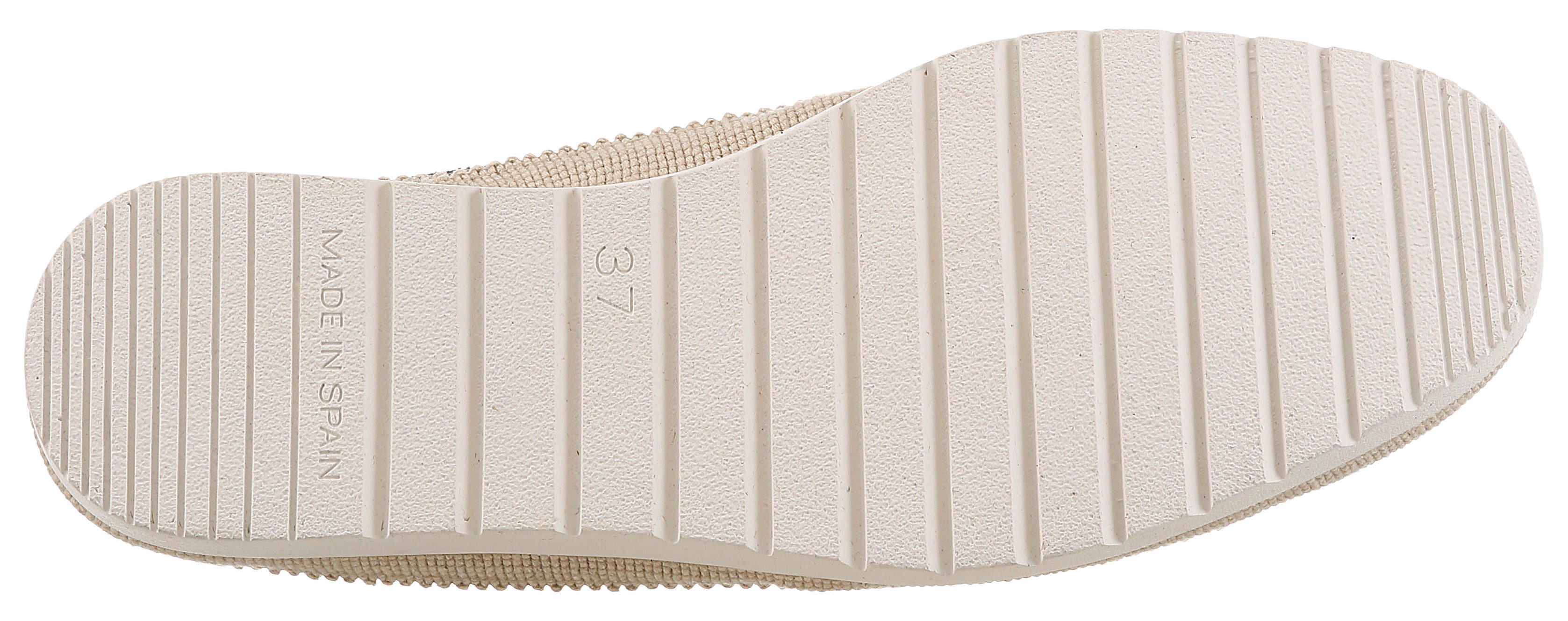 VERBENAS NURIA Slipper Espadrille, Schlupfschuh, Halbschuh mit Stretcheinsätze