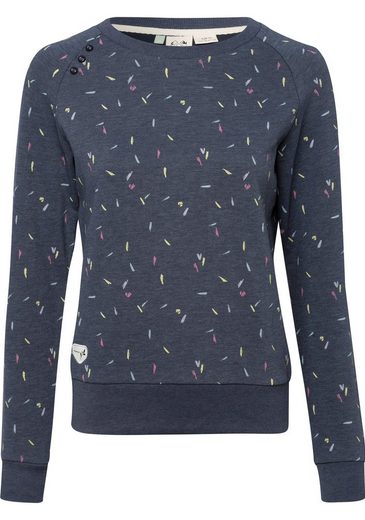 Ragwear Sweater »JOHANKA ORGANIC« mit Zierknopf-Besatz