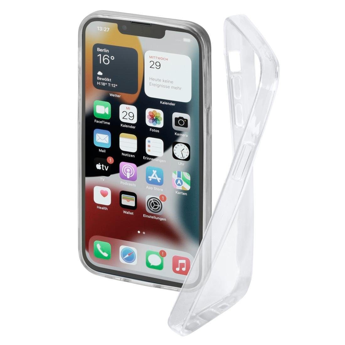 Hama Smartphone-Hülle Cover "Crystal Clear" für Apple iPhone 14 Plus, Transparent