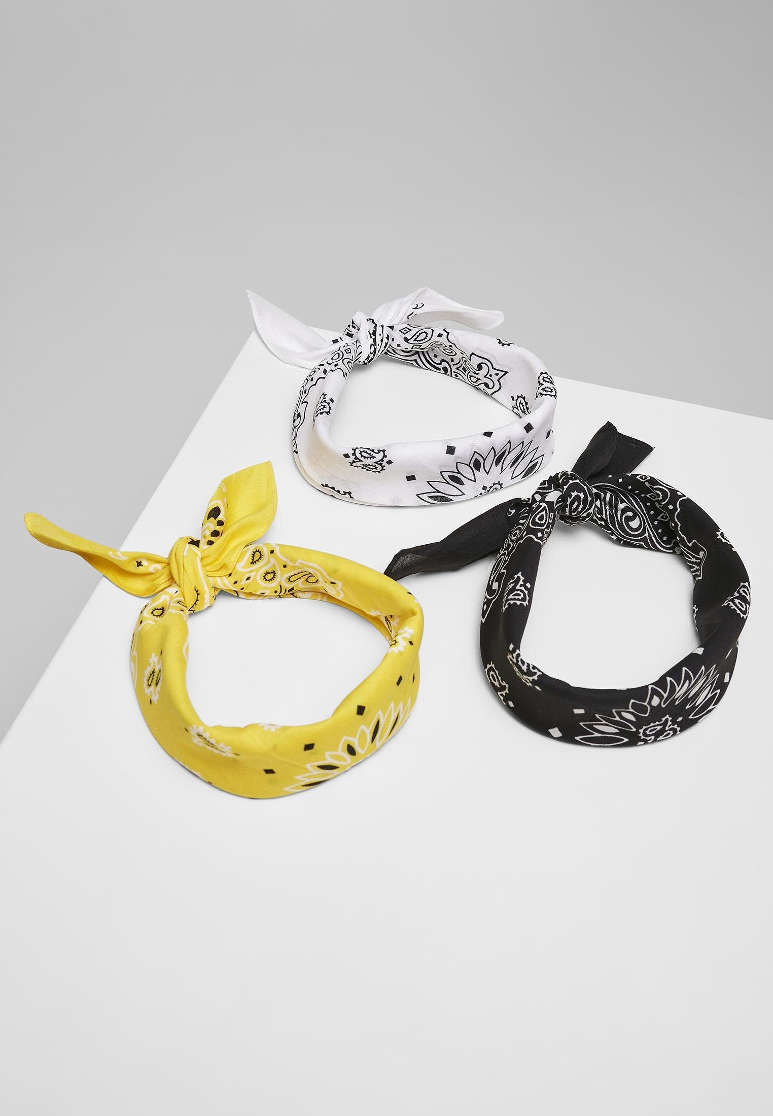 URBAN CLASSICS Bandana Multicolor Bandana 3-Pack