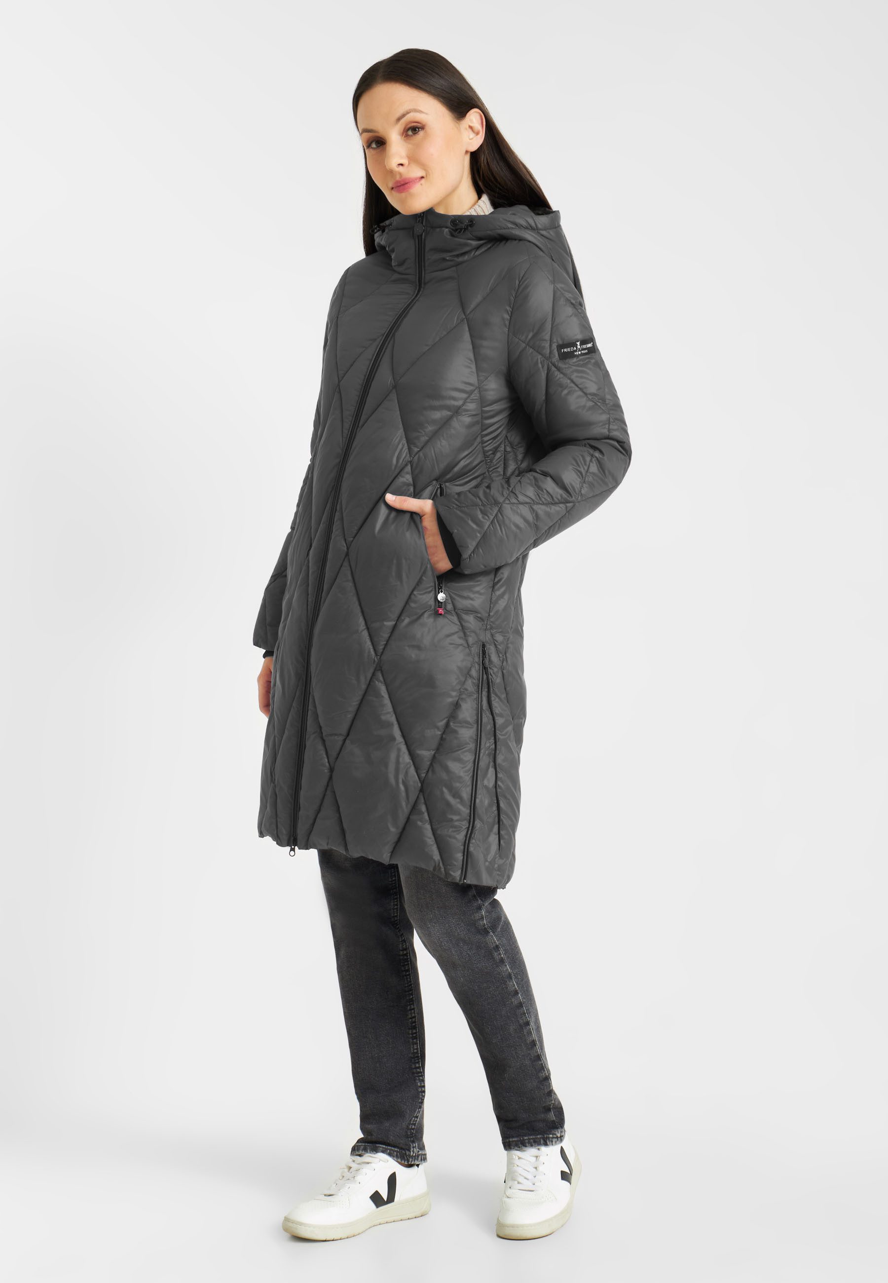 Frieda & Freddies Langmantel Fake Down Coat / Idis