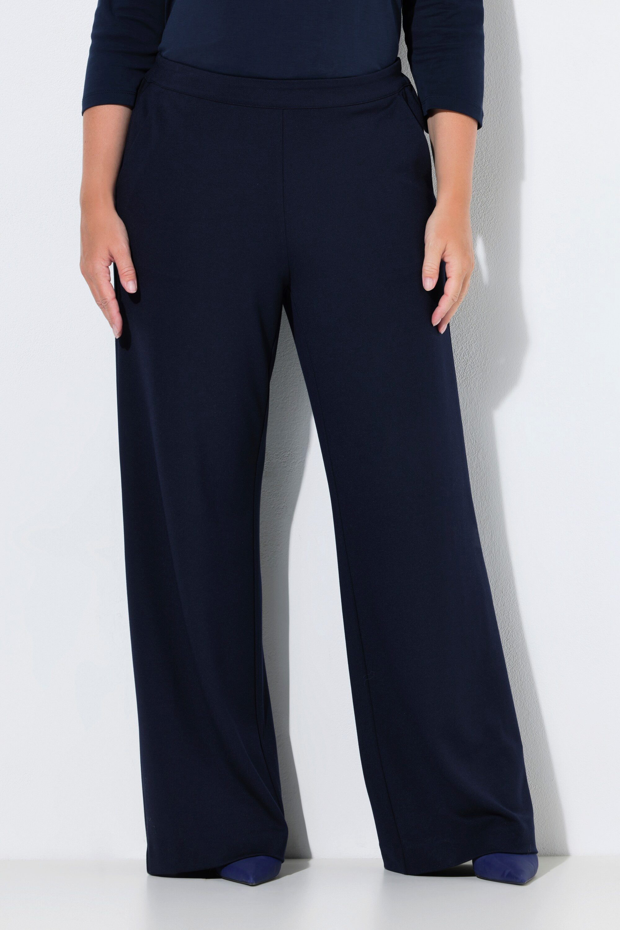 Funktionshose Hose weites gerades Bein Komfortbund Stretch