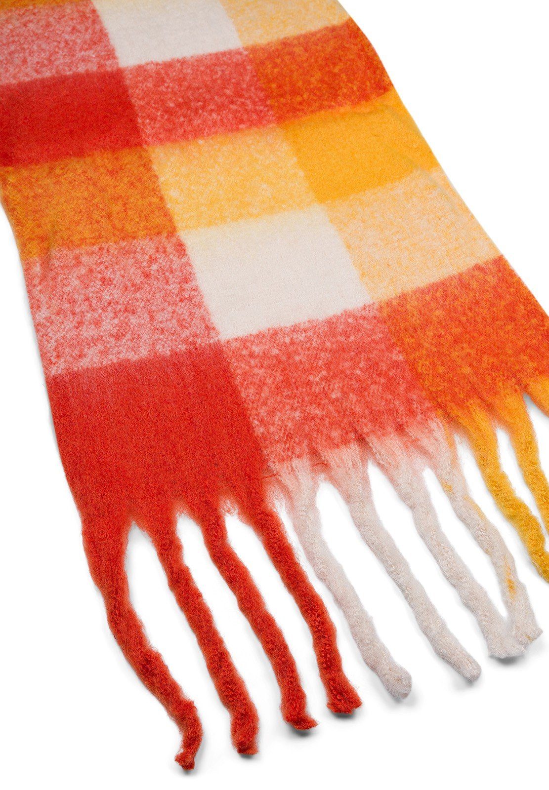 styleBREAKER XXL-Schal Karo Web Strickschal bunt, günstig online kaufen