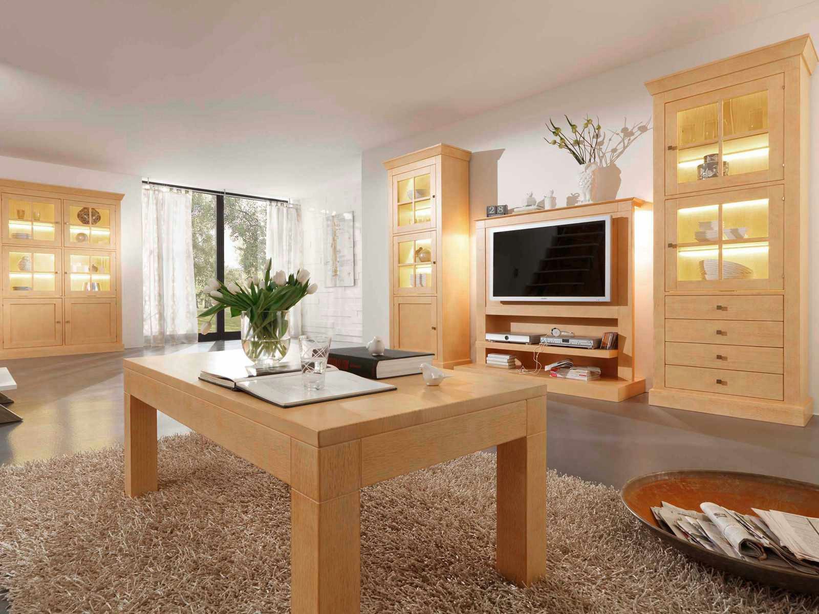 Casamia Couchtisch Couchtisch Wohnzimmer Tisch Santos Beistelltisch Pinie Massivholz