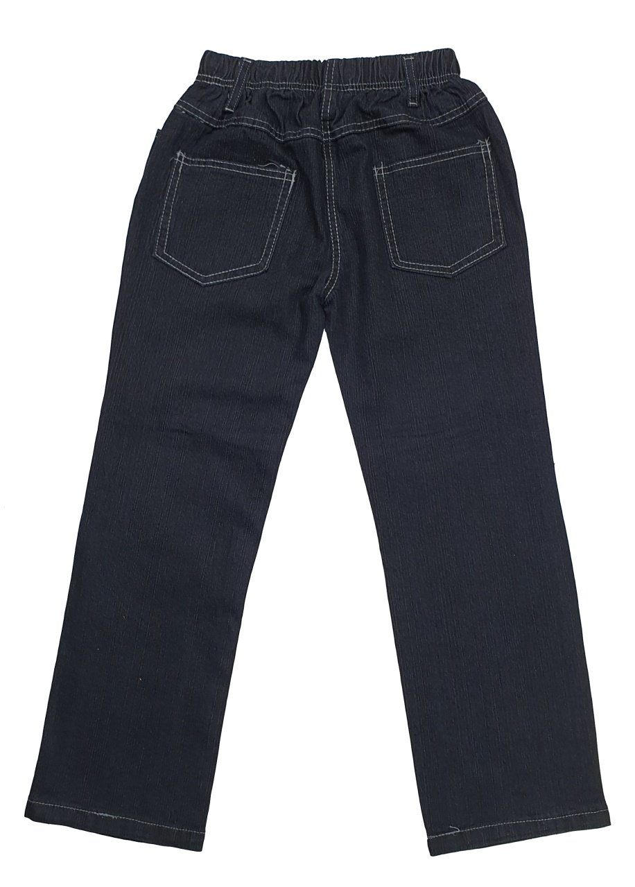 Jeans Fashion mit M15 Mädchen Girls Gummizug Jeans Bequeme rundum Hose