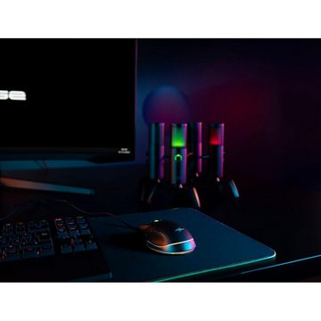 uRage PC Gaming Maus kabellos, ergonomisch, optisch, Rechtshänder, Schwarz Gaming-Maus (Funk)